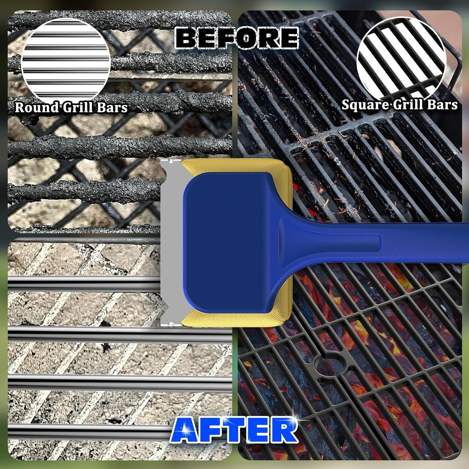 Cepillo Limpiador de Parrilla BSTTEK con Cabezal de Kevlar 39.4cm