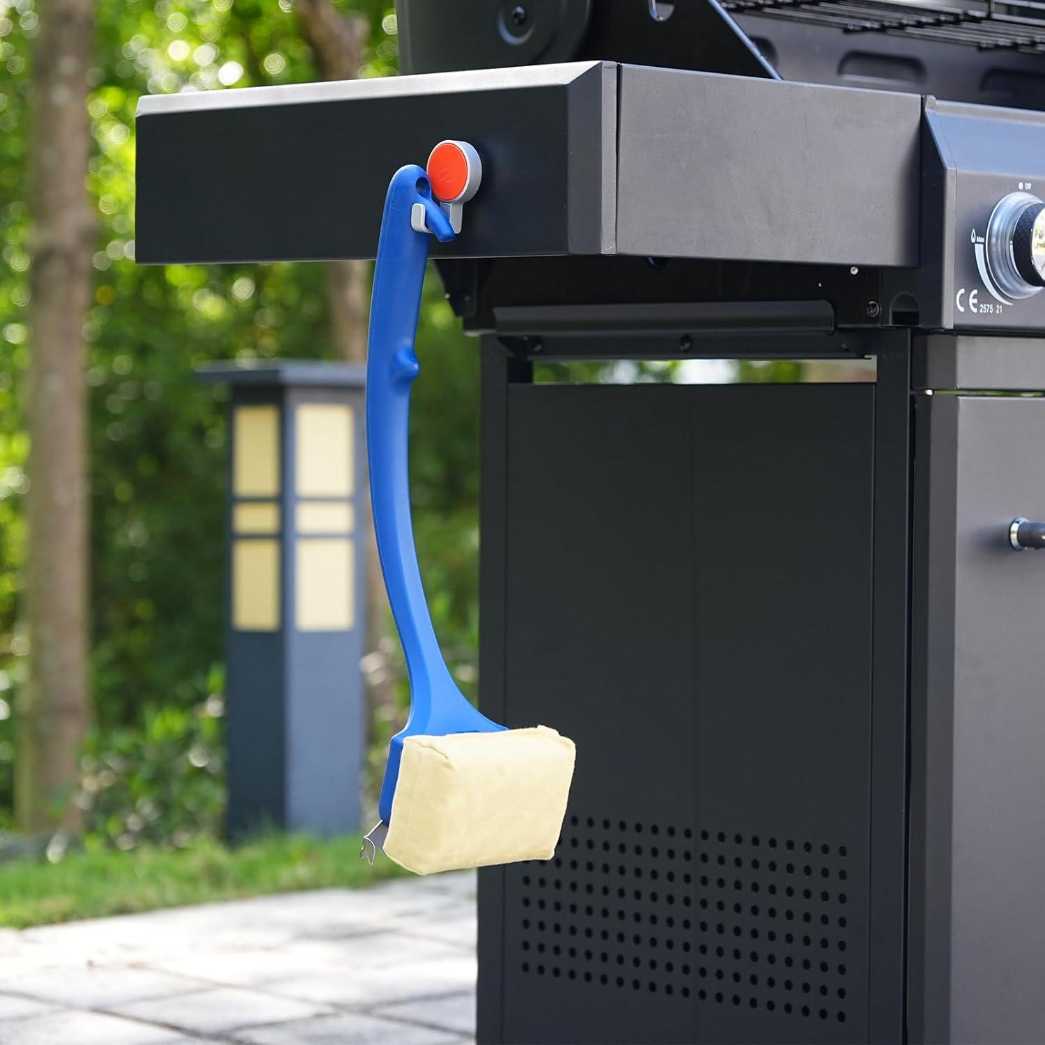 Cepillo Limpiador de Parrilla BSTTEK con Cabezal de Kevlar 39.4cm