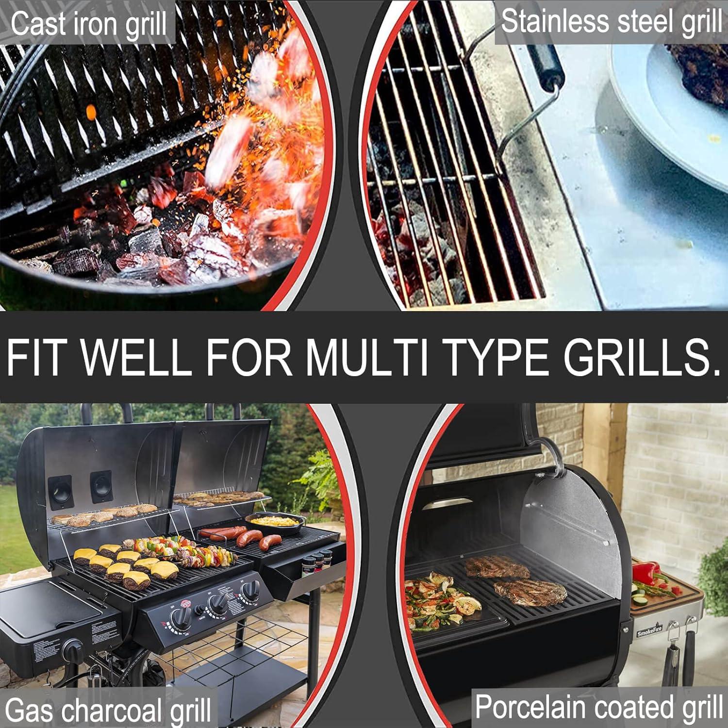 Raspador de Parrilla de Madera Lanpuly 40.6x9.7cm Mango Largo