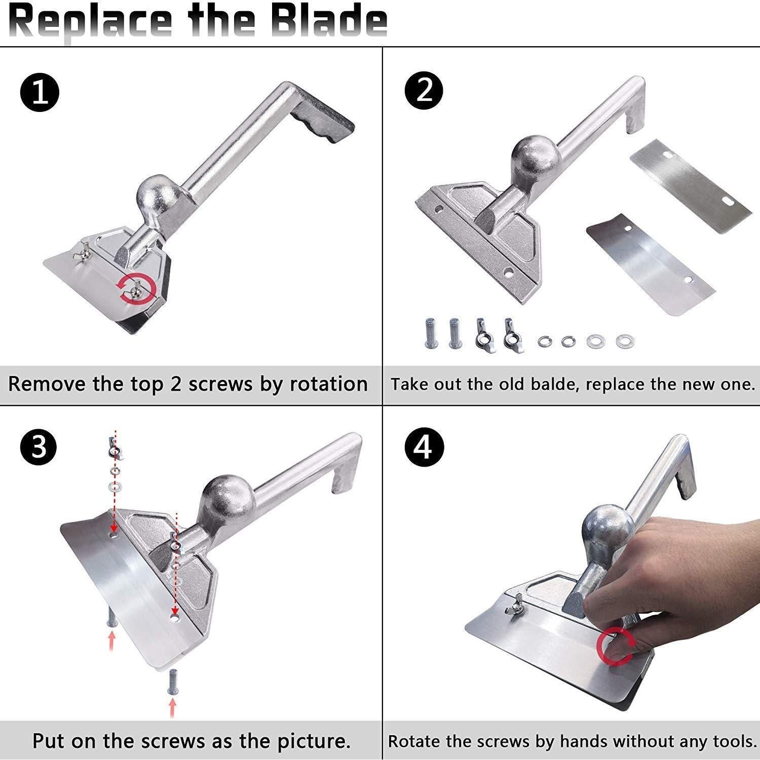 Cuchillas de Reemplazo para Raspador de Parrilla BOLEXINO - 6 Unidades