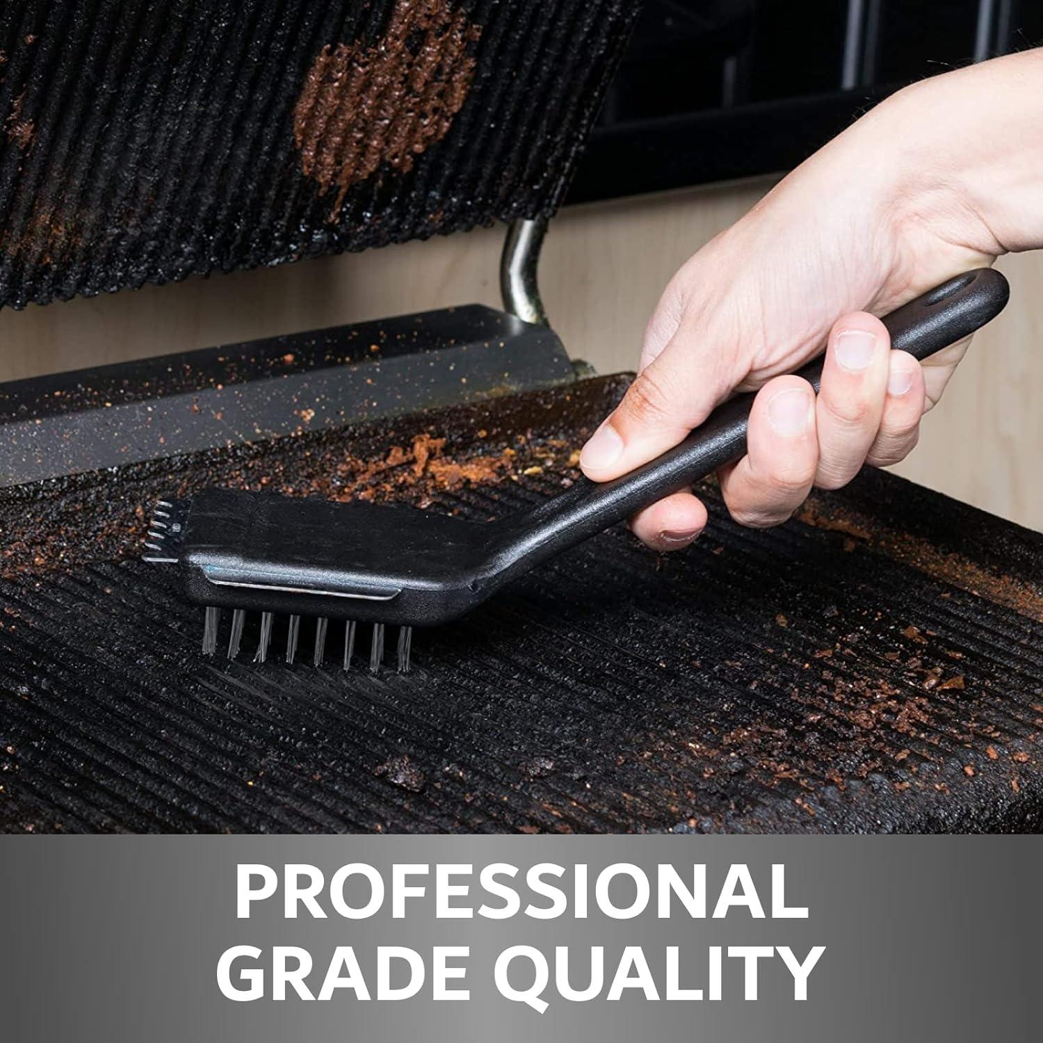 Cepillo para Parrilla FryOilSaver Co. 90052 con 3 Raspadores