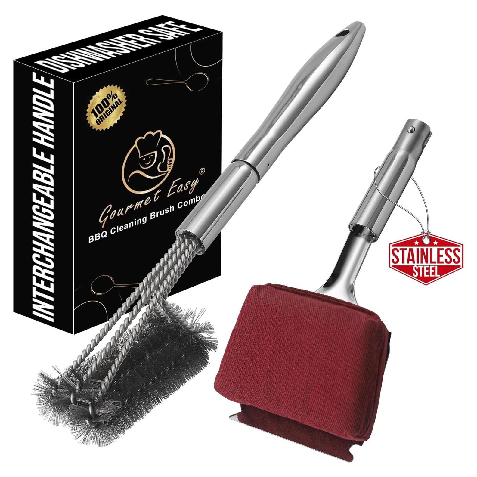 Kit de Limpieza para Parrilla Gourmet Easy - Acero Inoxidable 2 en 1