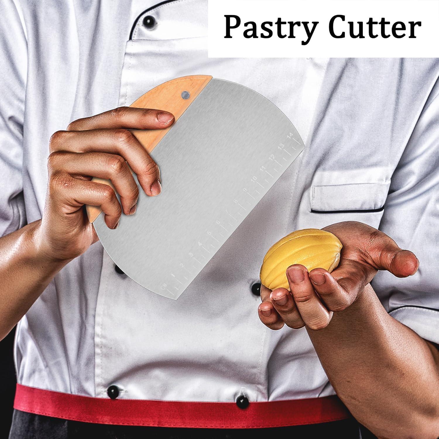 Raspador de Parrilla Kichwit Acero Inoxidable 304 Mango Madera