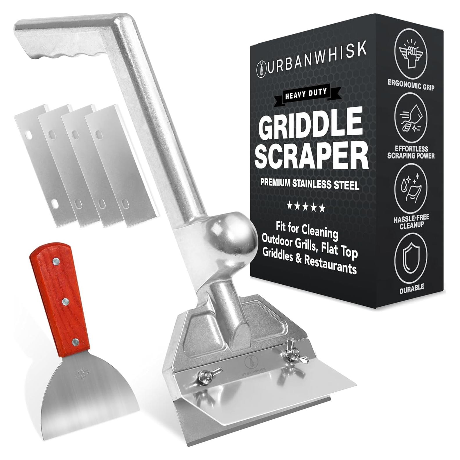 Juego de raspadores de plancha Urban Whisk con cuchillas extra