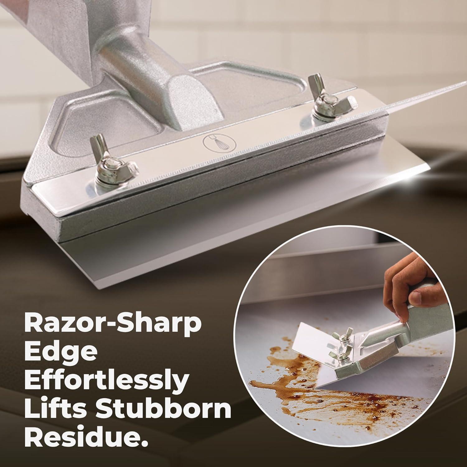 Juego de raspadores de plancha Urban Whisk con cuchillas extra