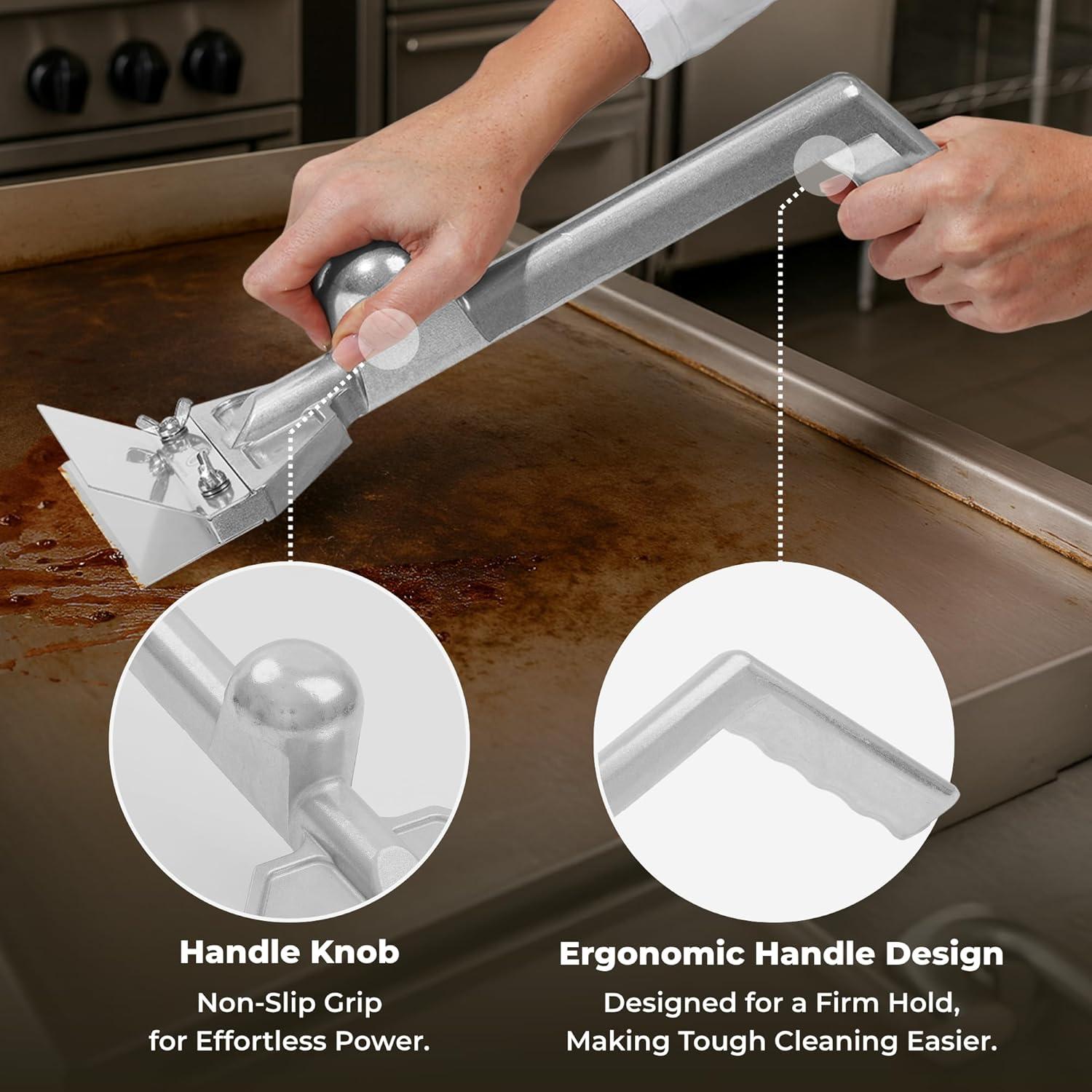Juego de raspadores de plancha Urban Whisk con cuchillas extra
