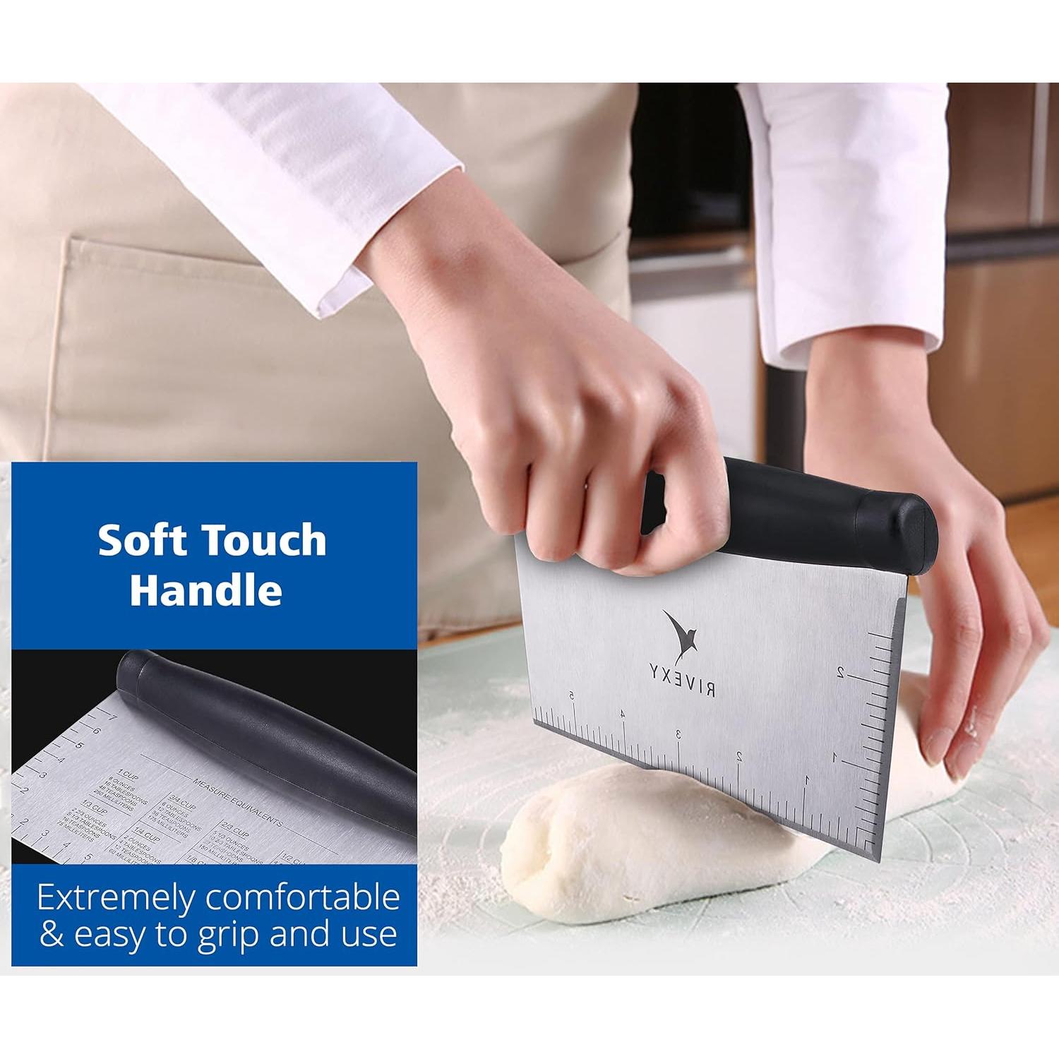 Raspador de Plancha Rivexy de Acero Inoxidable 16.5x10.5cm