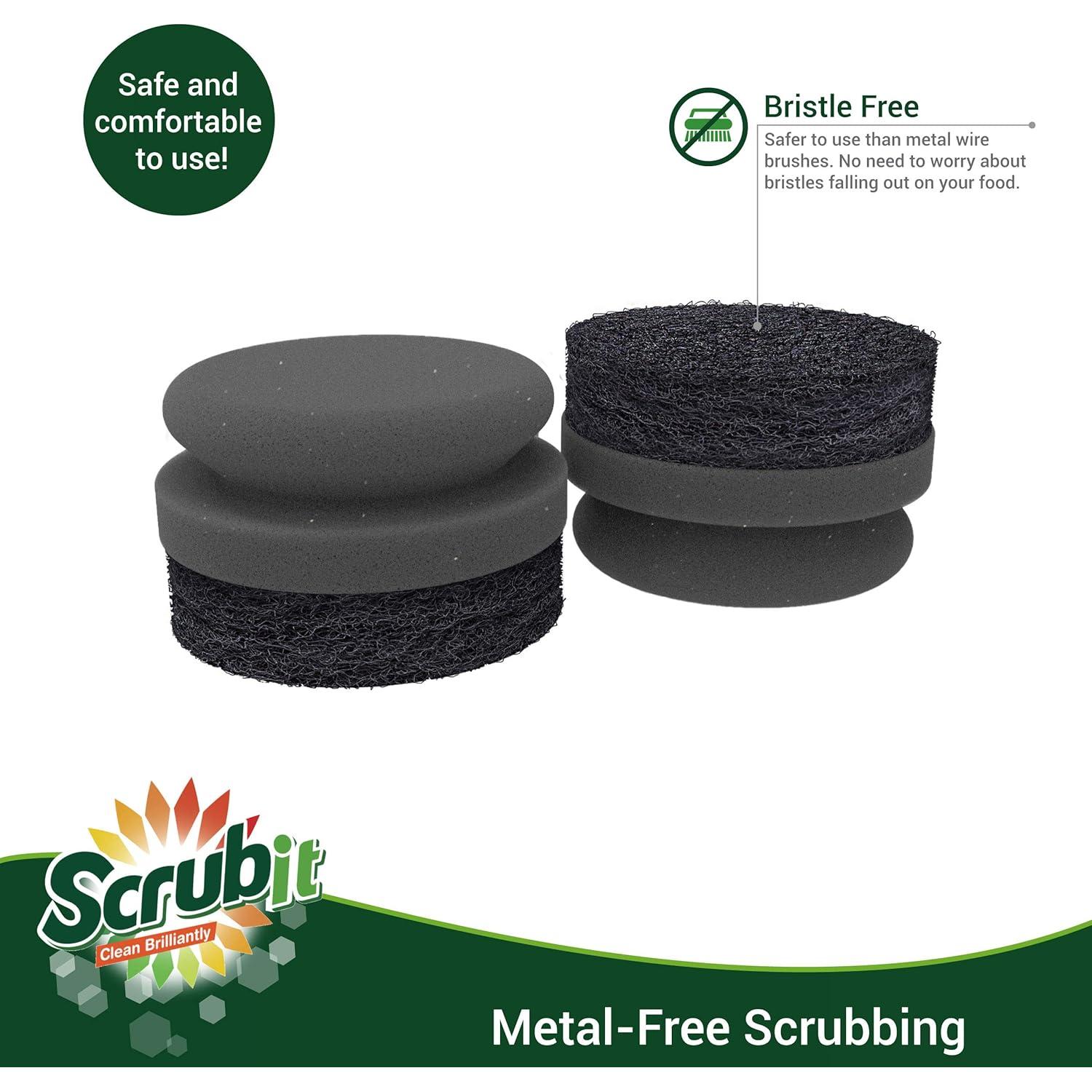 Cepillo de Limpieza para Parrilla SCRUBIT - 2 Unidades