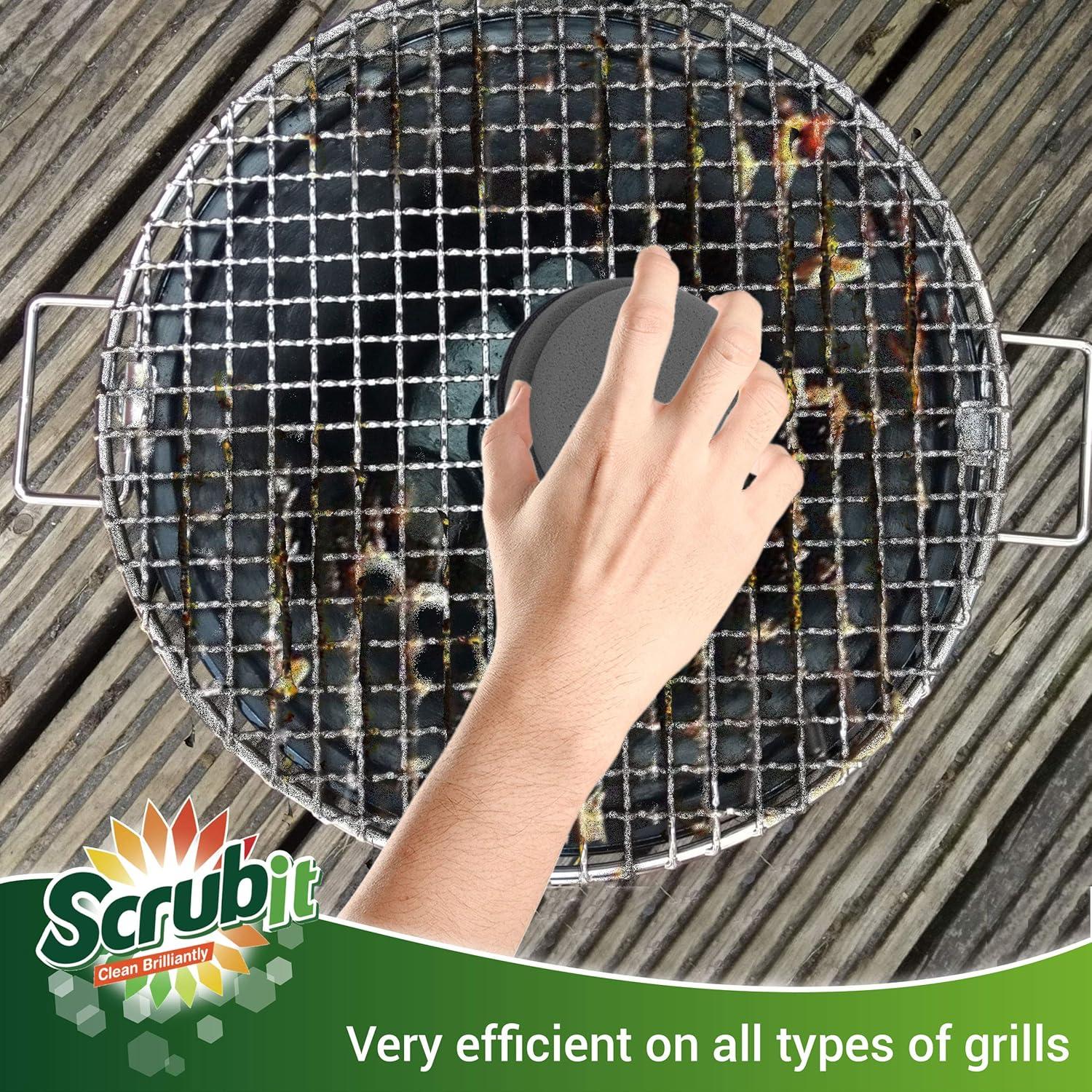 Cepillo de Limpieza para Parrilla SCRUBIT - 2 Unidades