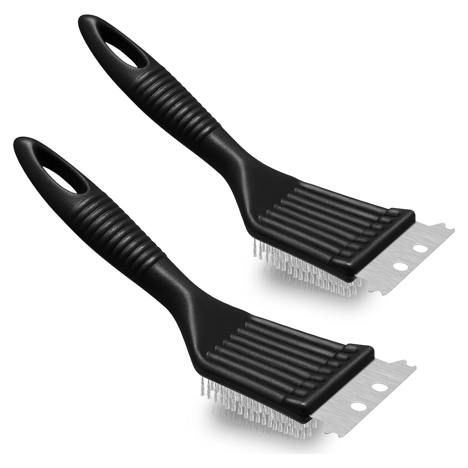 Cepillo de Barbacoa Chengu 2 Pcs Acero Inoxidable 31x7.2cm