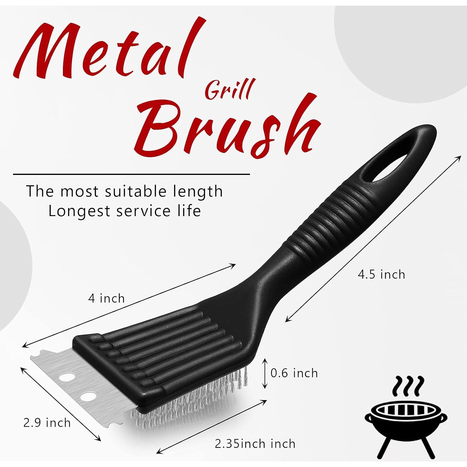 Cepillo de Barbacoa Chengu 2 Pcs Acero Inoxidable 31x7.2cm