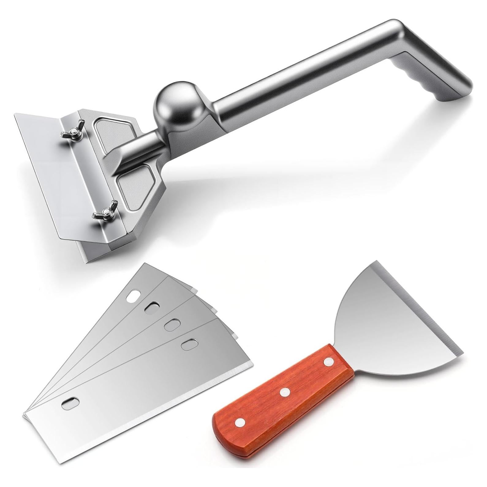 Raspador de Plancha Lasnten con 4 Cuchillas de Aluminio 1.32kg