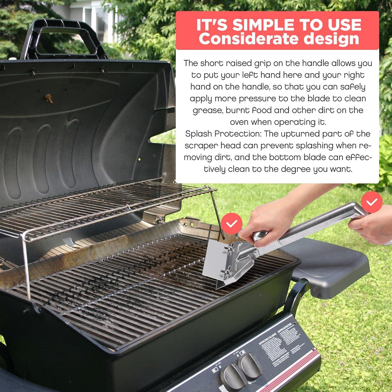 Raspador de Plancha Lasnten con 4 Cuchillas de Aluminio 1.32kg