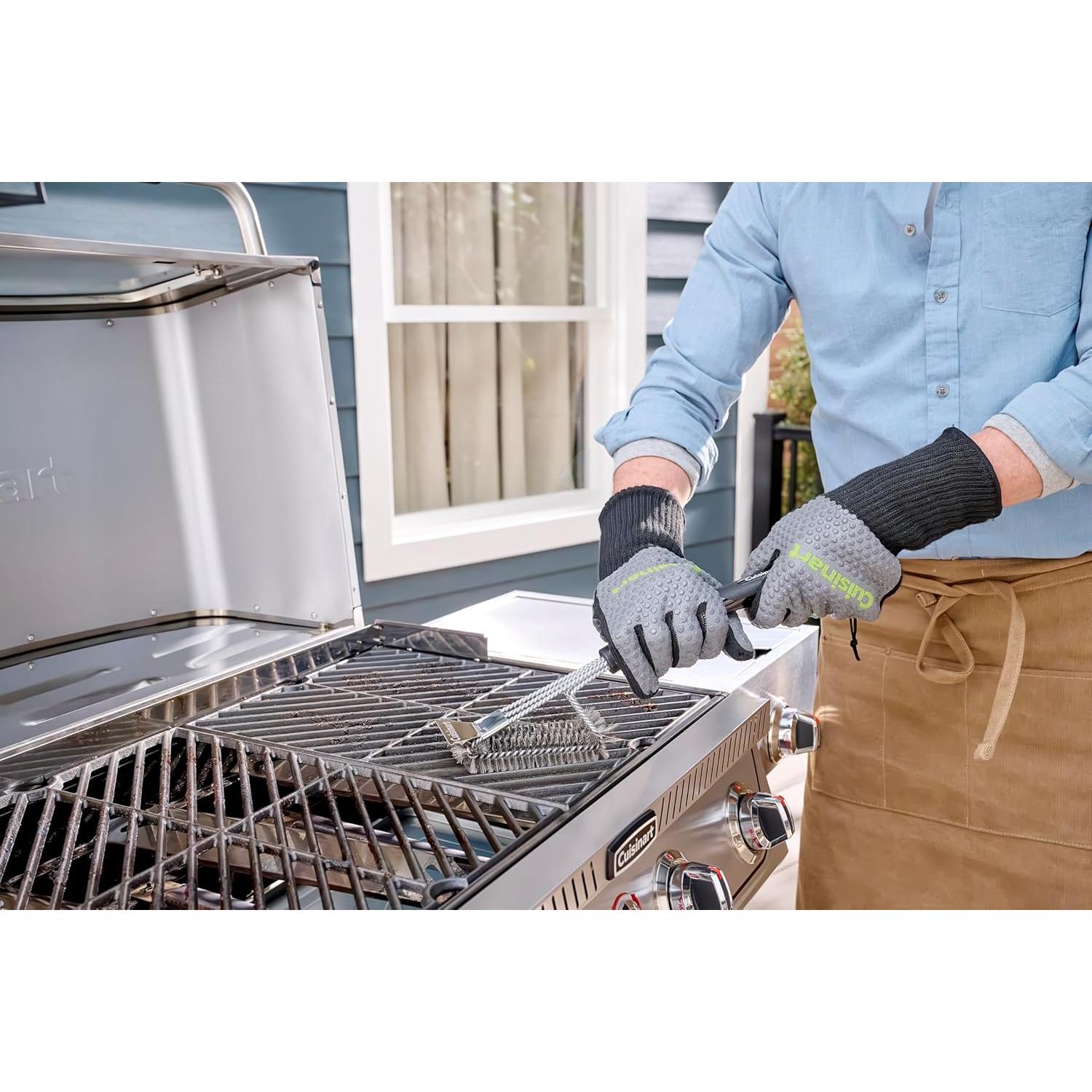 Cepillo de Parrilla Cuisinart con Raspador 43 cm Acero Inoxidable