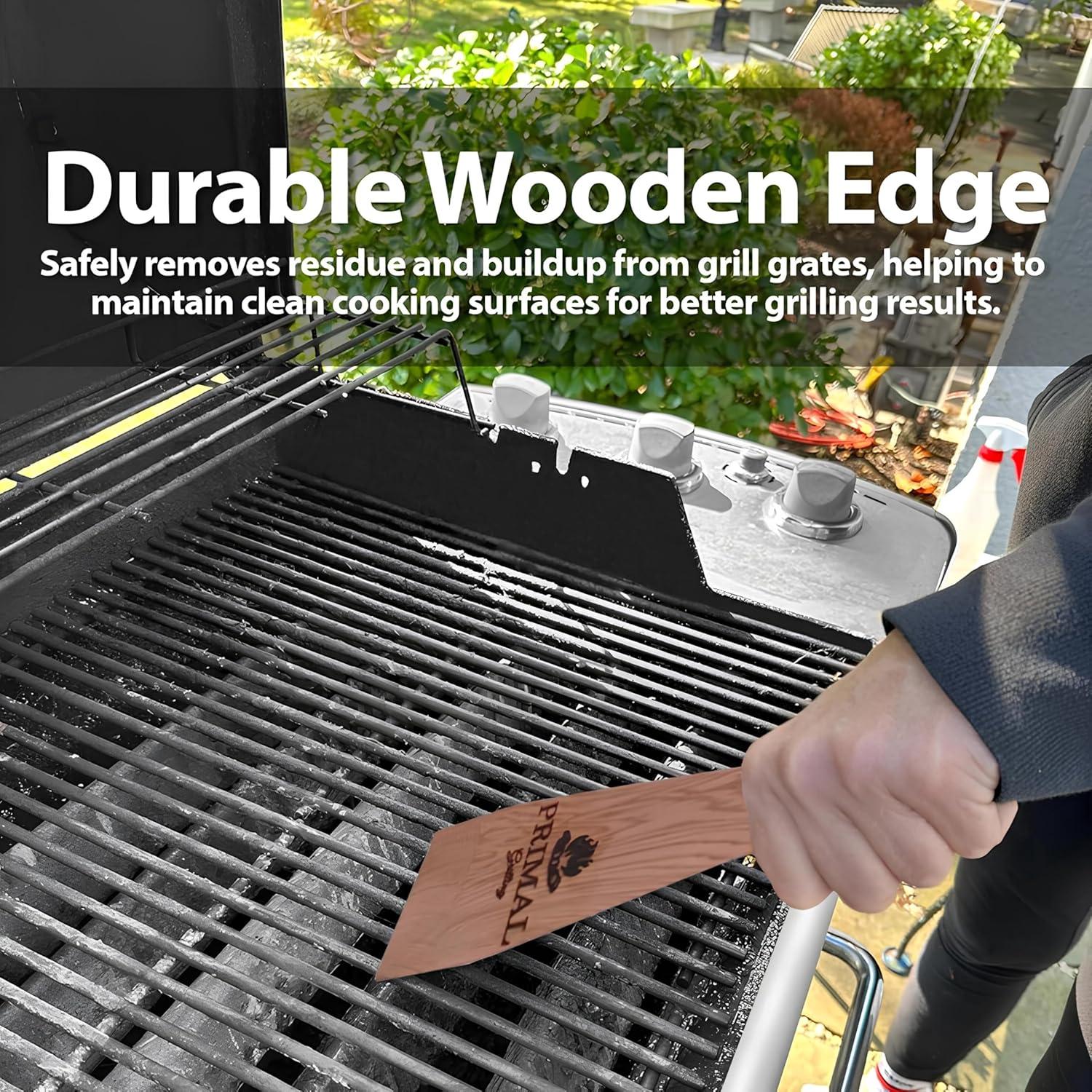 Raspador de BBQ de Madera Primal Grilling - 2 Piezas 45.72 cm