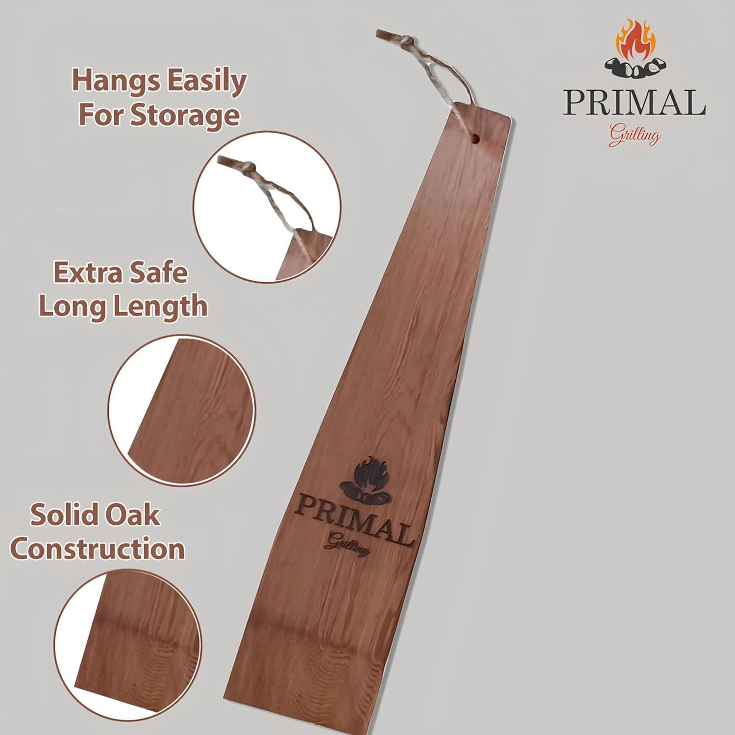 Raspador de BBQ de Madera Primal Grilling - 2 Piezas 45.72 cm