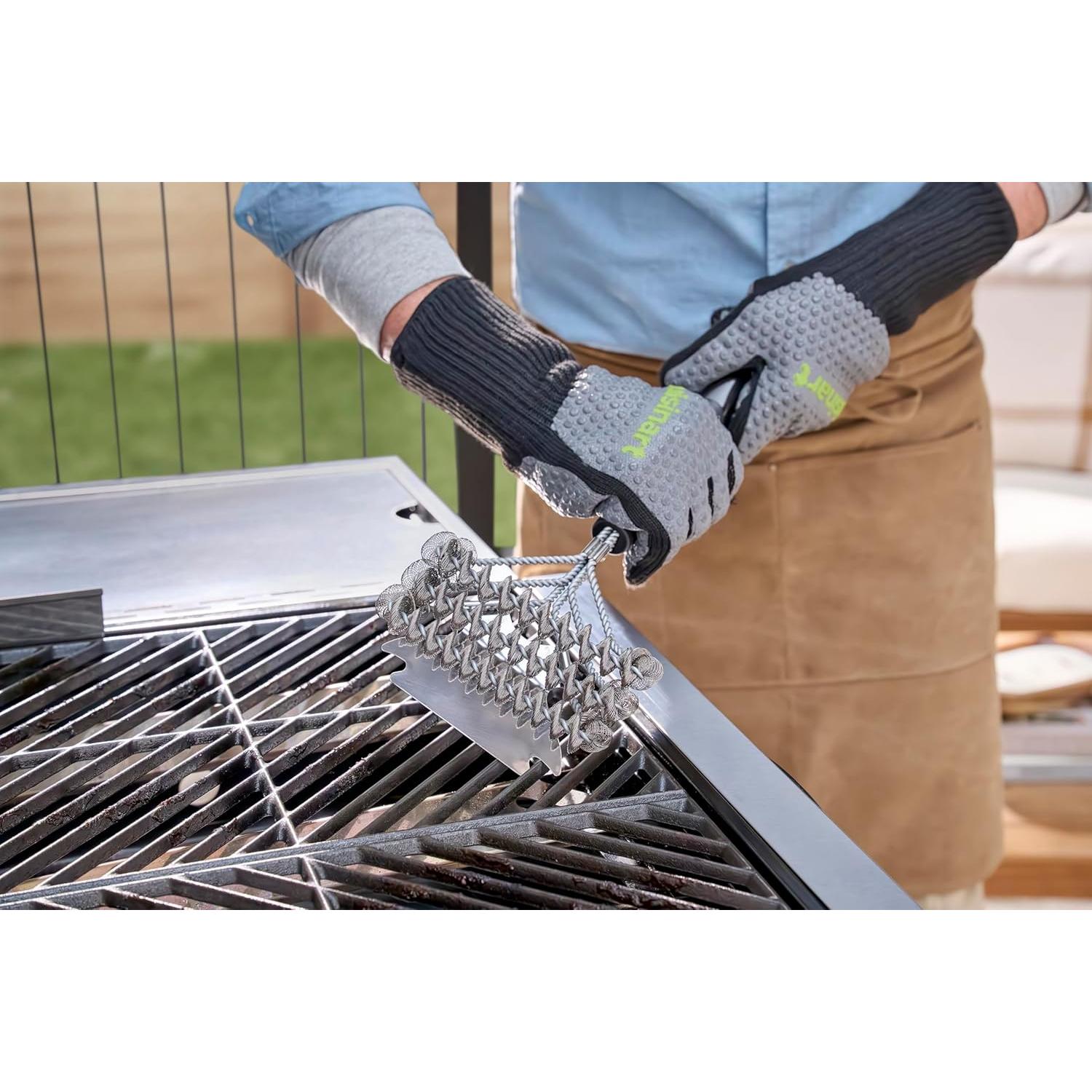 Cepillo de Parrilla Cuisinart 43 cm Acero Inoxidable Sin Cerdas