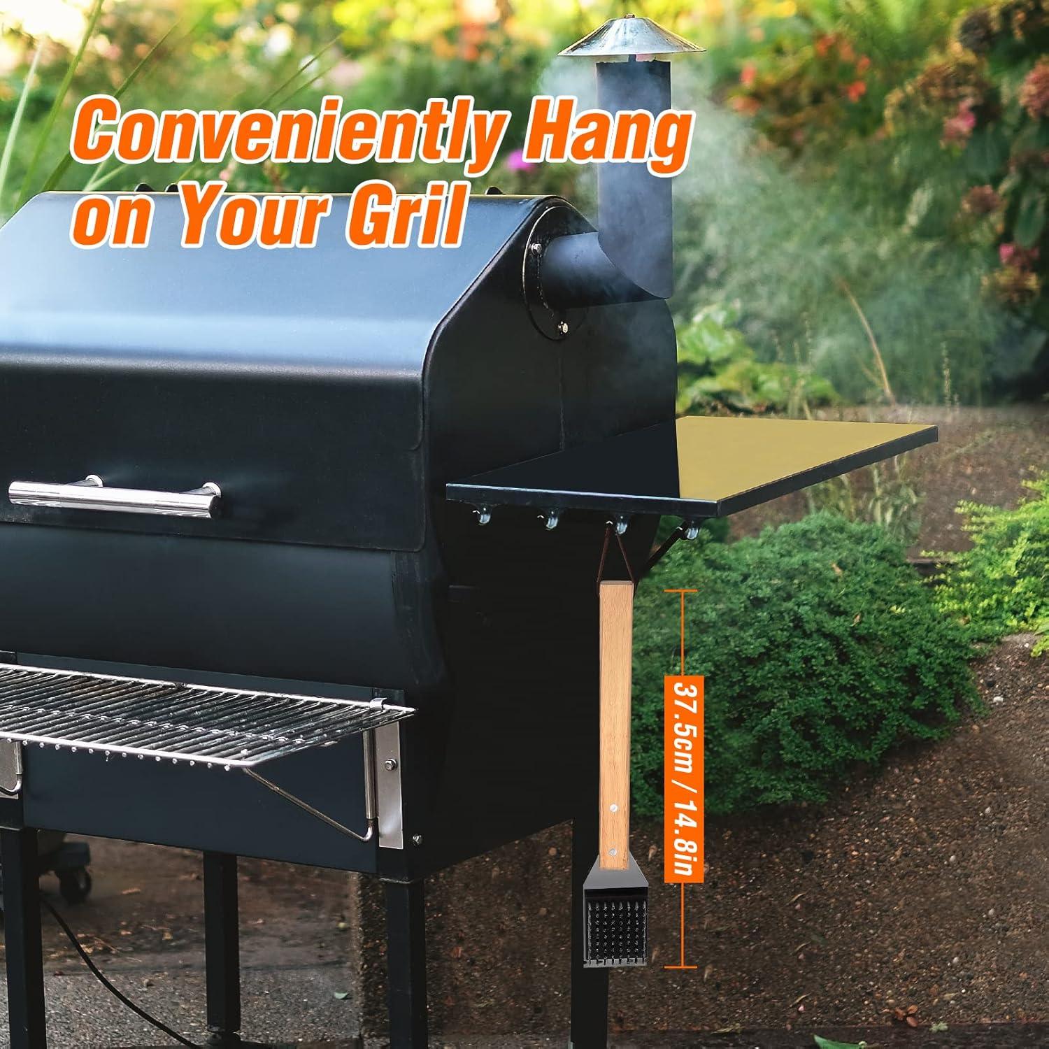 Cepillo y Raspador para Parrilla SIMPLETASTE, Acero Inoxidable