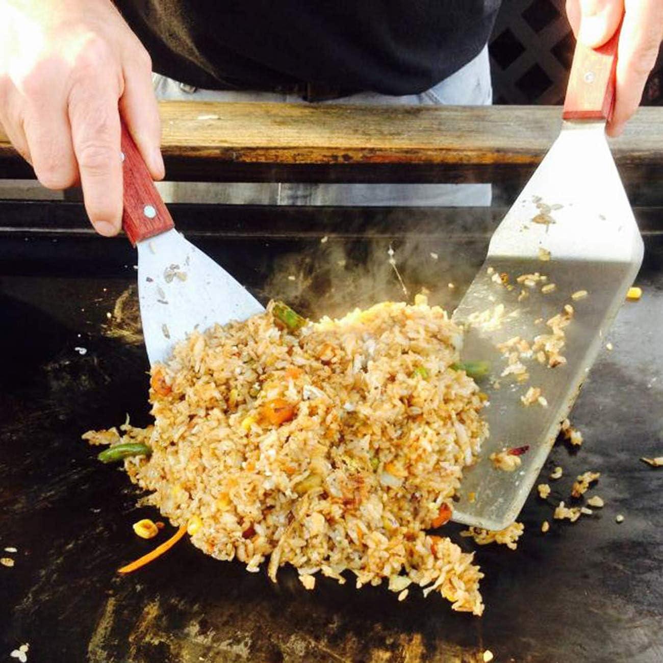 2 Espátulas Raspadoras de Parrilla Acronde Acero Inoxidable