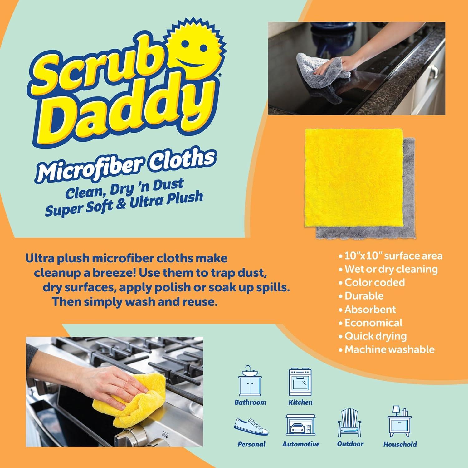 Paquete de Limpieza Scrub Daddy - 4 Piezas para BBQ y Hogar