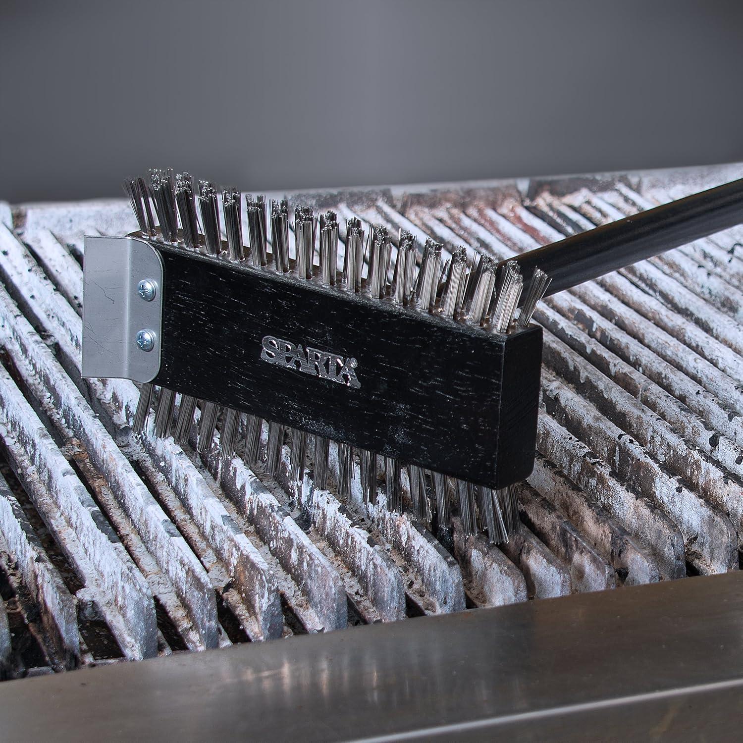 Cepillo de Acero Inoxidable para Parrilla SPARTA 77.5 cm