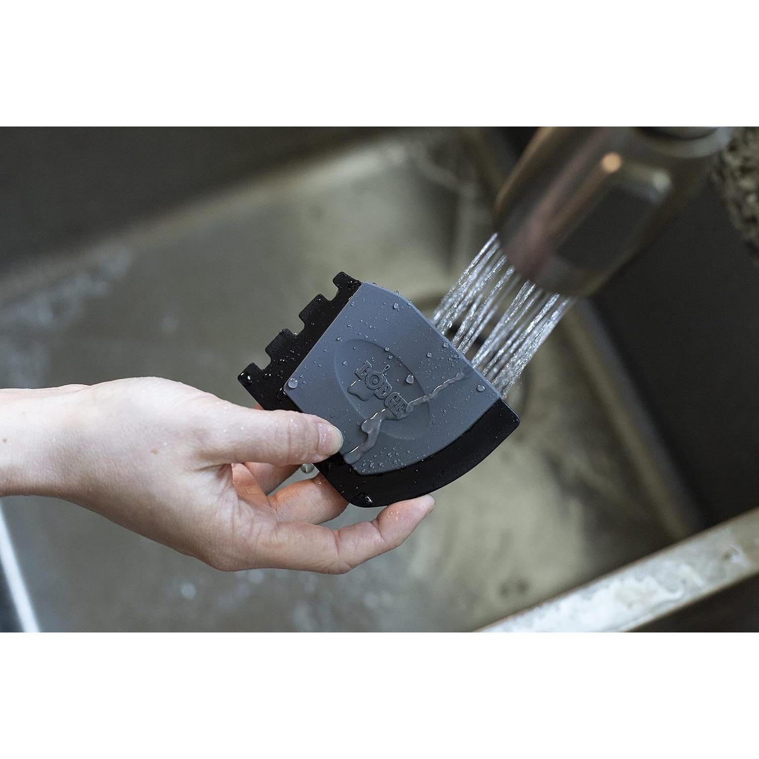 Raspador Deluxe Lodge Talla Única Negro para Hierro Fundido