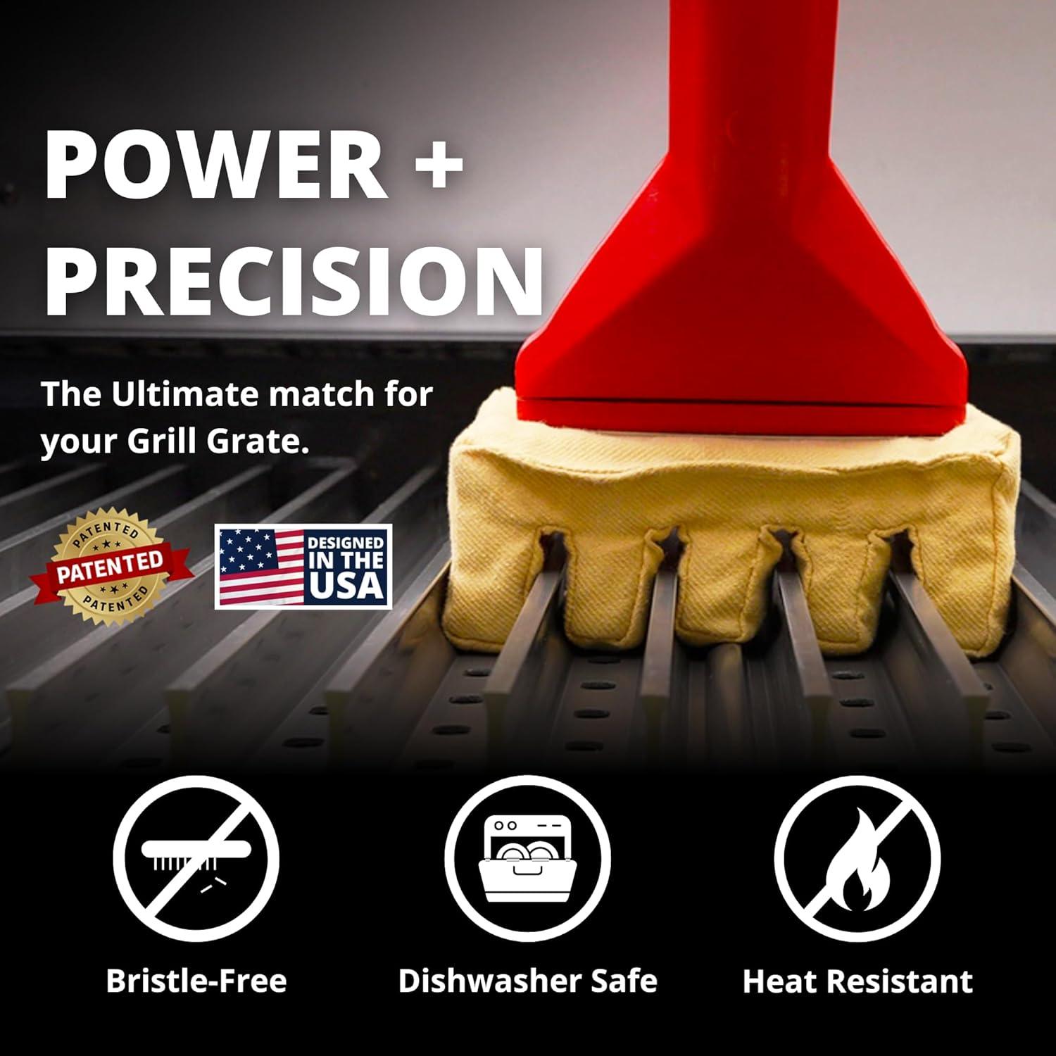 Cepillo de limpieza Grill Rescue sin cerdas - 41.6 cm