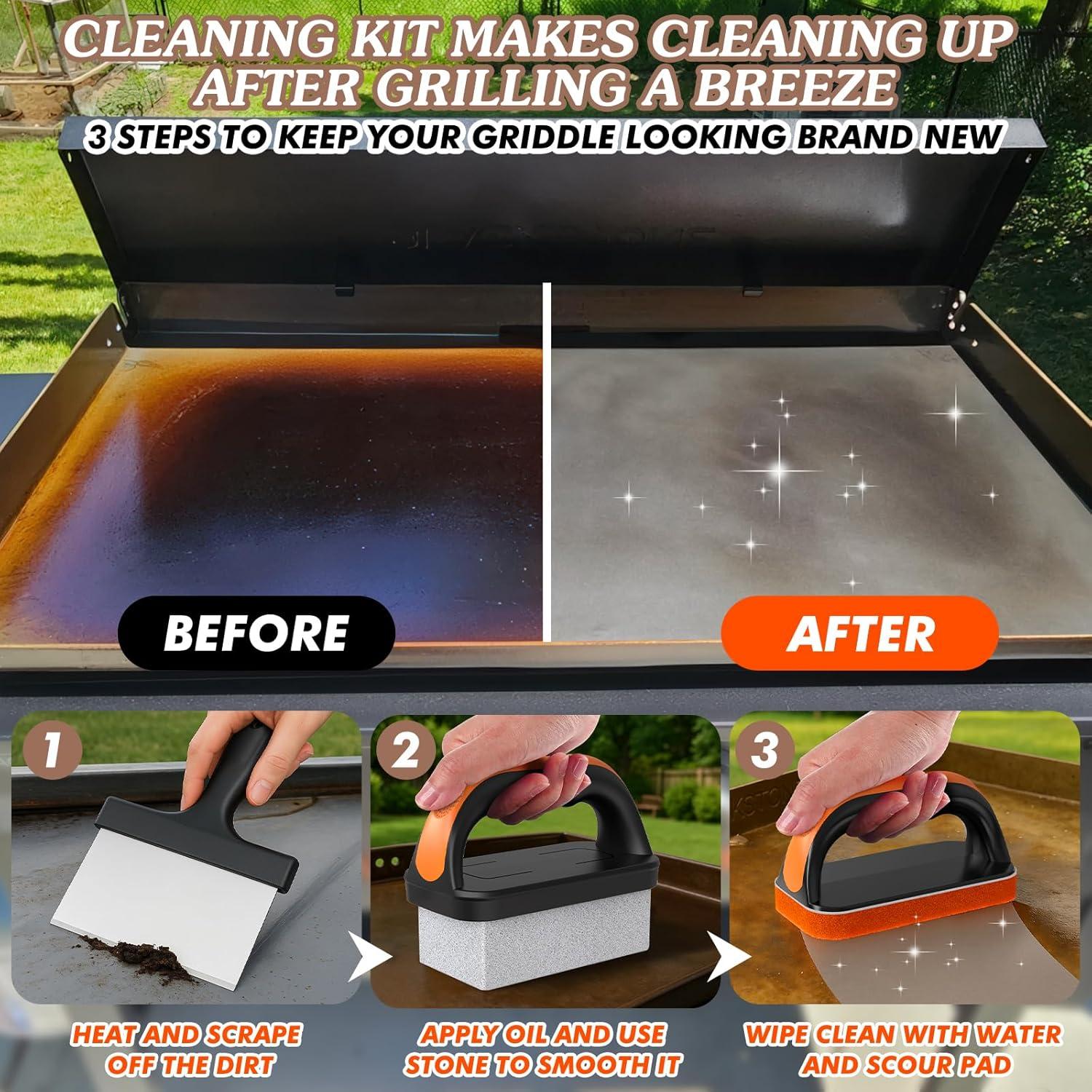 Kit de limpieza 19 en 1 Mavipromax para parrilla y plancha