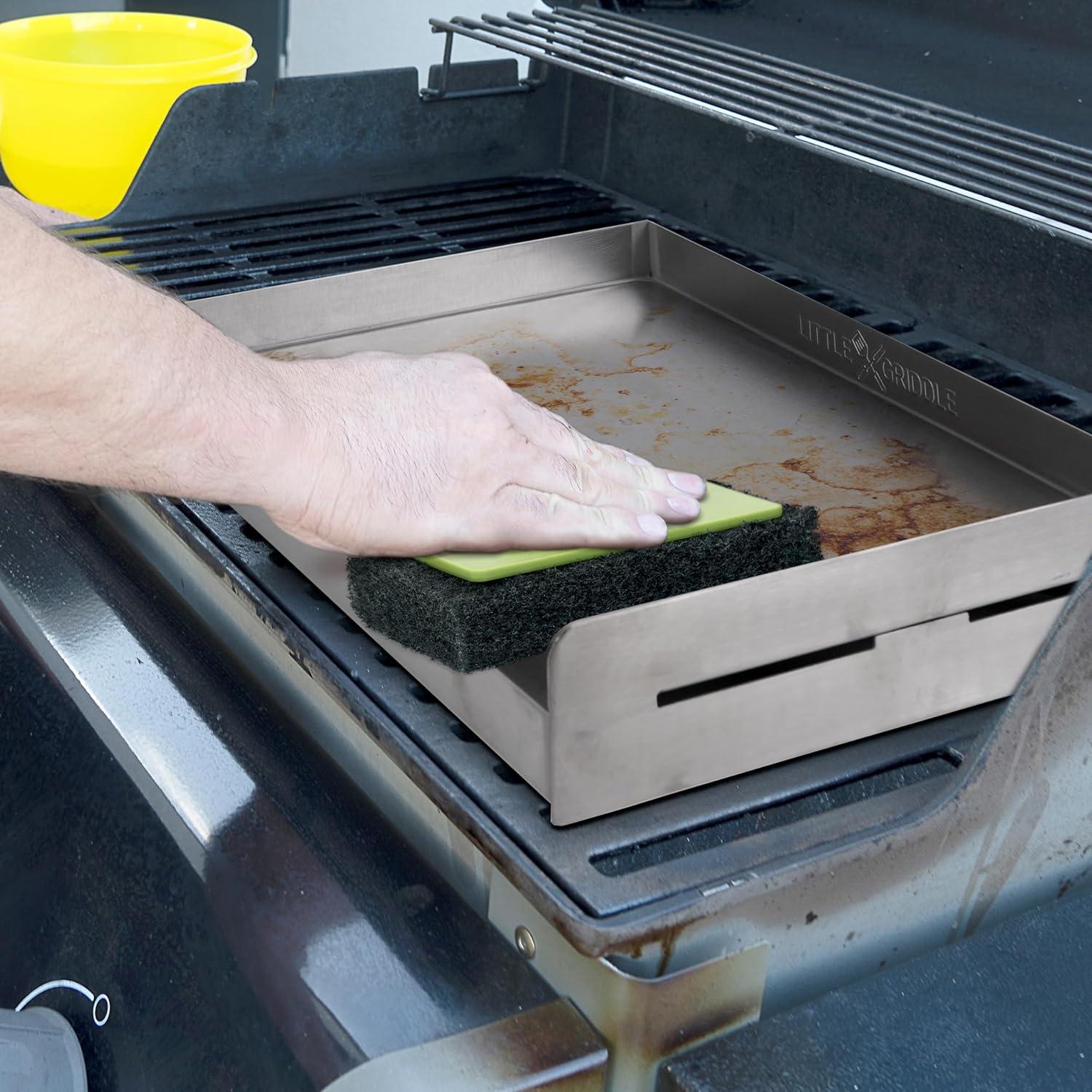 Kit de Limpieza Little Griddle GK540 - Raspador y Estropajo