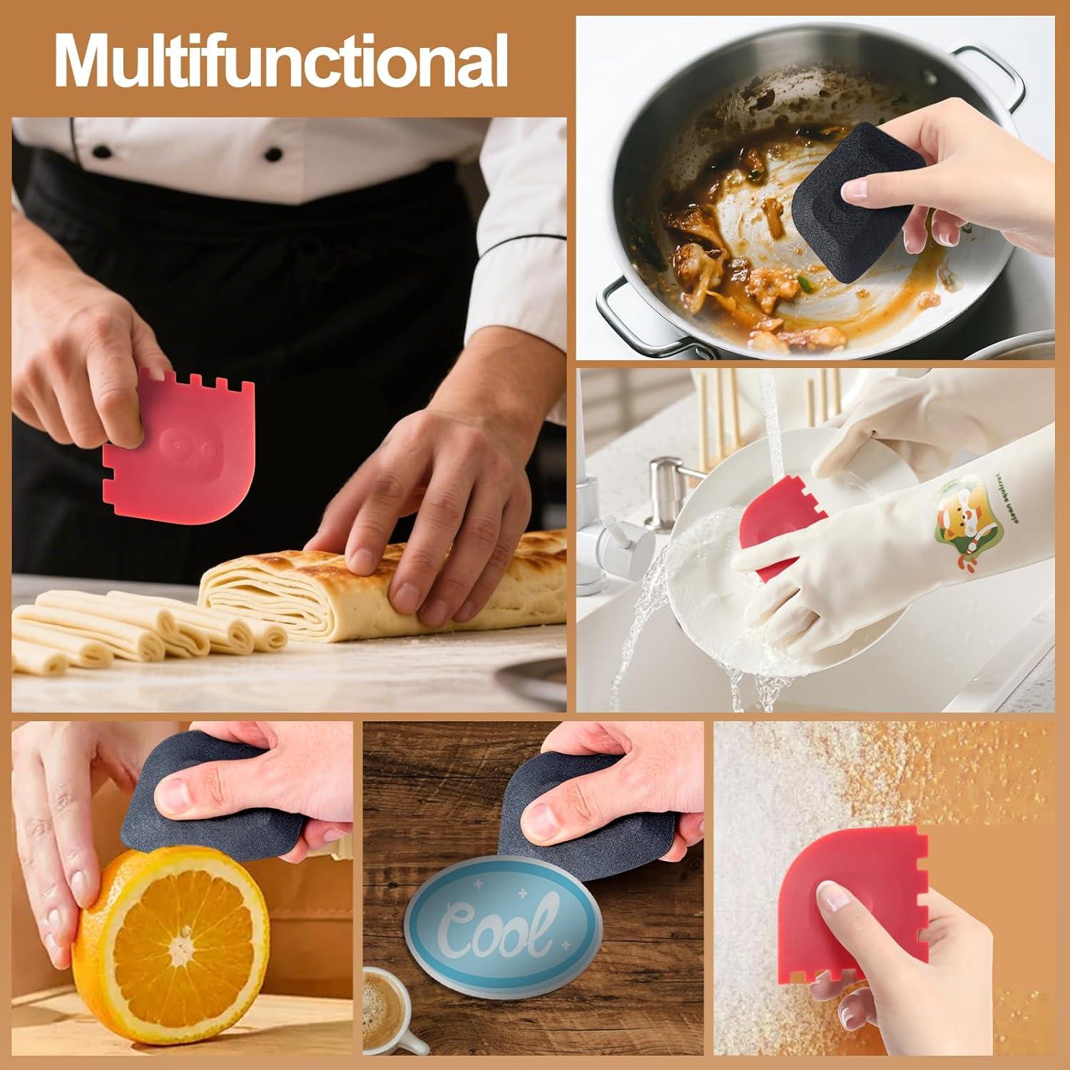 Raspador de Pan QWQKEFEUN + Cepillo de Limpieza - 3 Piezas