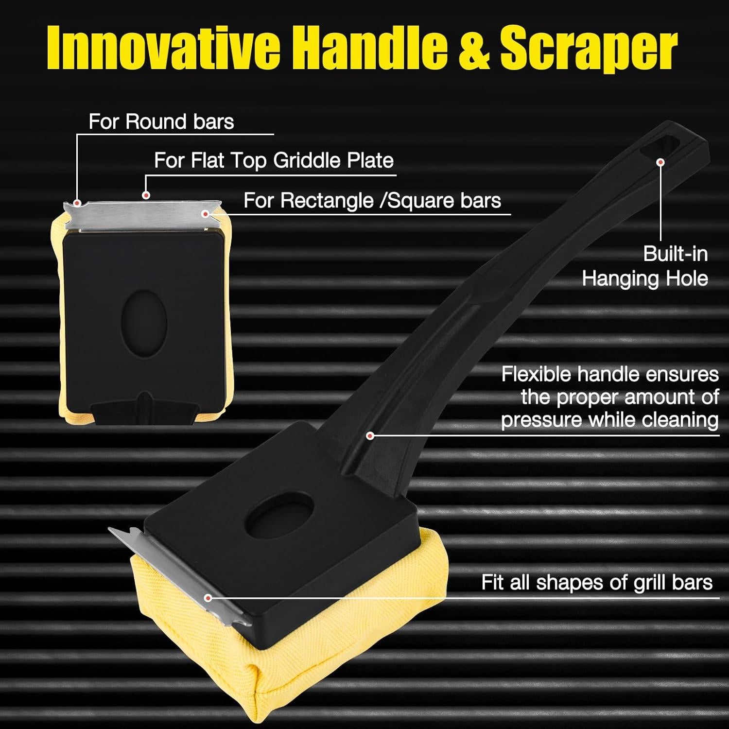 Cepillo de Limpieza a Vapor Kitwanda para Parrilla 38.1cm