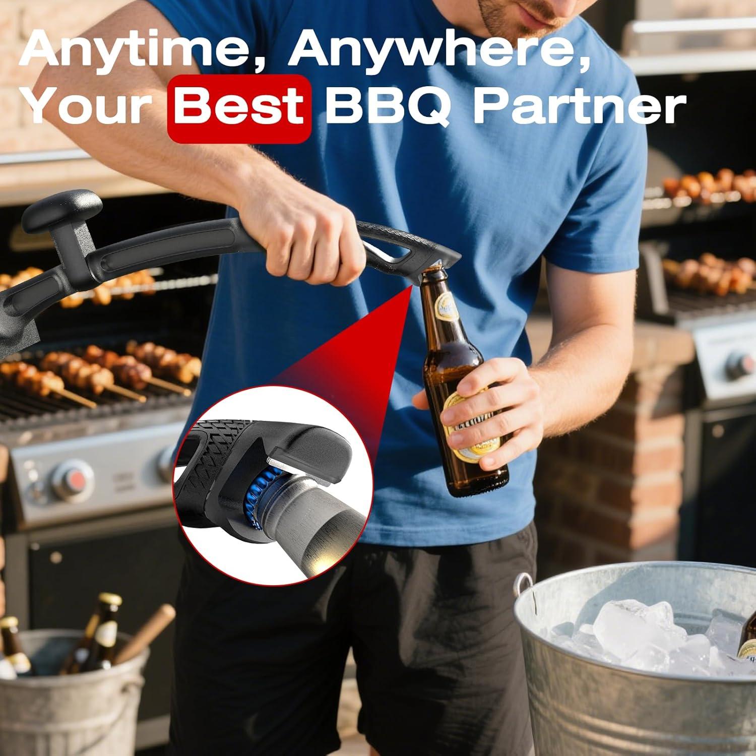 Cepillo para Parrilla TMEDW 2 en 1 - Limpieza Segura y Eficaz