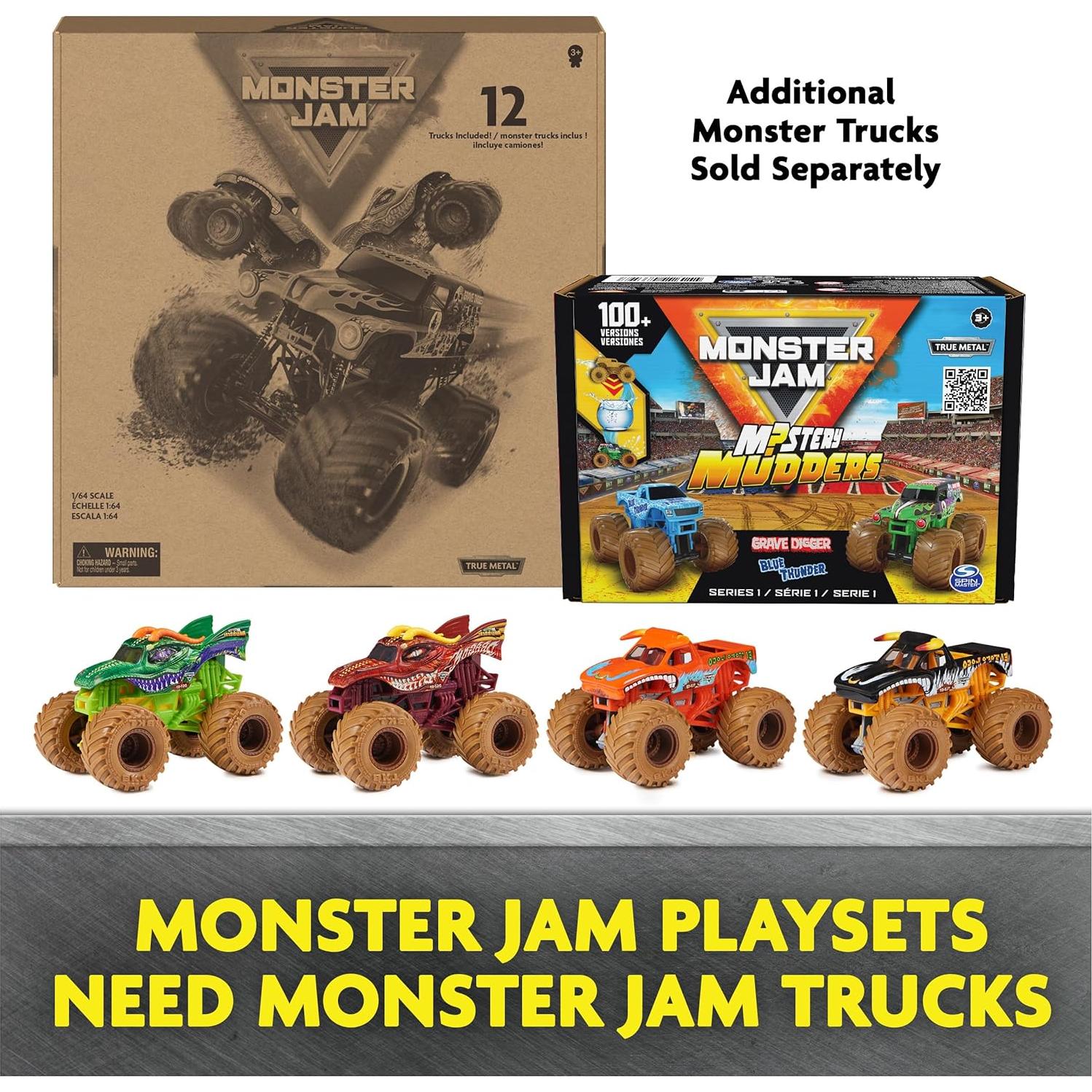 Camiones Monstruo Monster Jam 1:64 Paquete de 2 Mystery Mudders