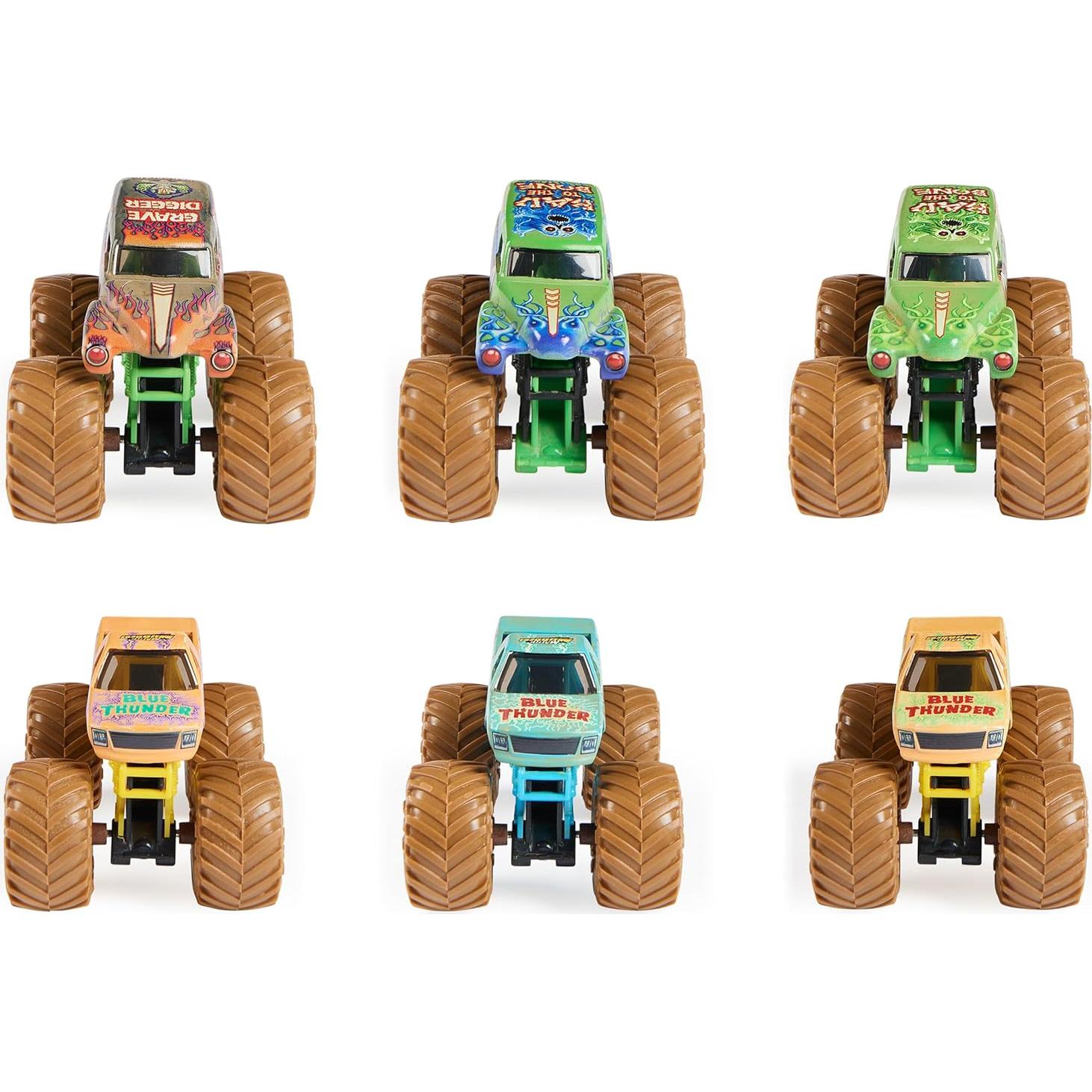 Camiones Monstruo Monster Jam 1:64 Paquete de 2 Mystery Mudders