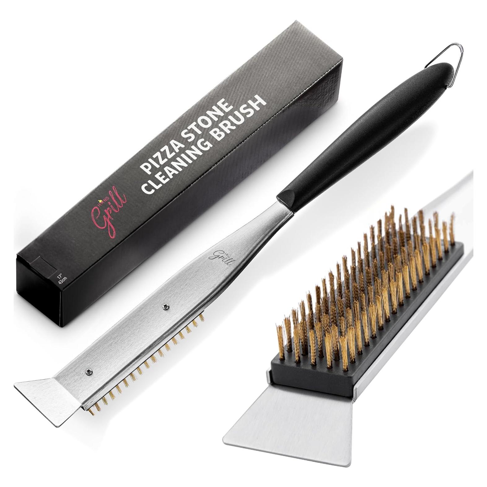 Cepillo y Raspador de Limpieza Hans Grill 2-en-1 43 cm