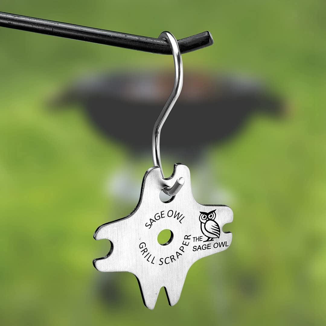 Raspador de Parrilla Sin Cerda Sage Owl - Acero Inoxidable