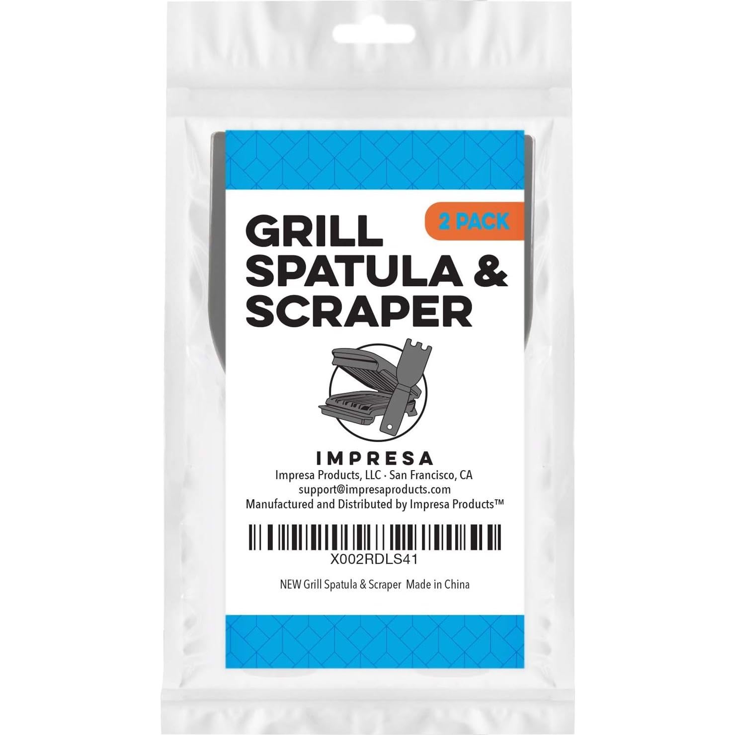 Espátula Raspador Ergonómica IMPRESA para Parrillas George Foreman