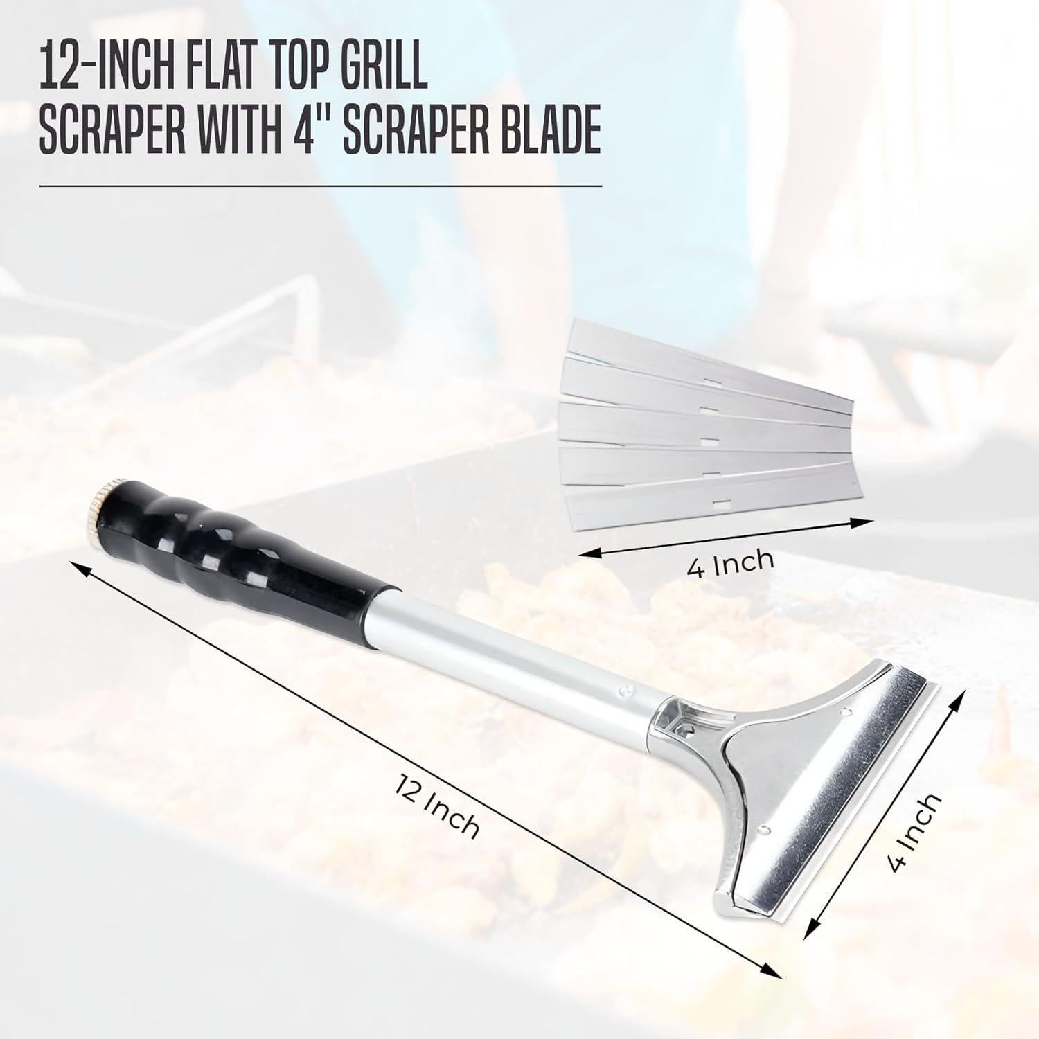 Raspador de Parrilla OCS Parts 30.48 cm con 5 Cuchillas