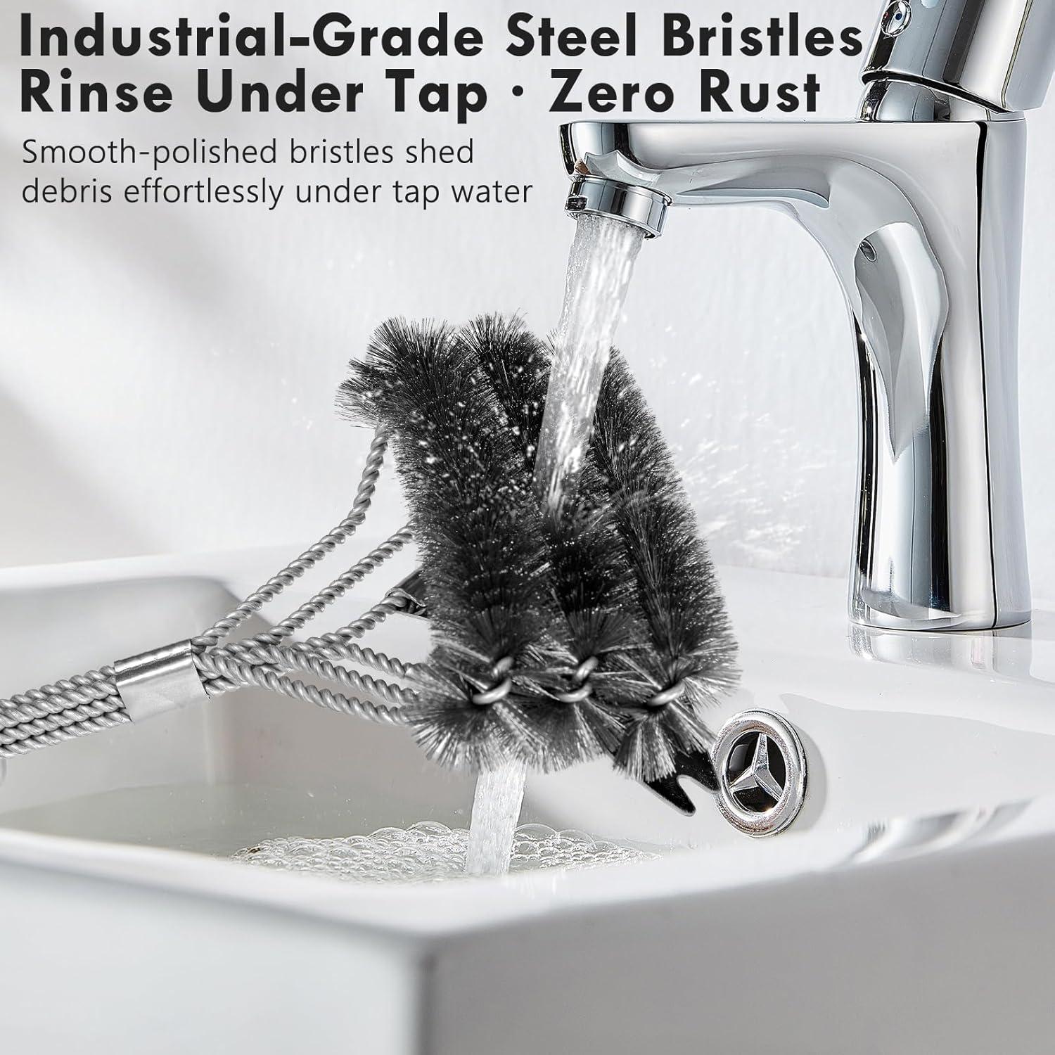 Cepillo Limpiador 2 en 1 Ekongloong con Raspador y Mango Ergonómico