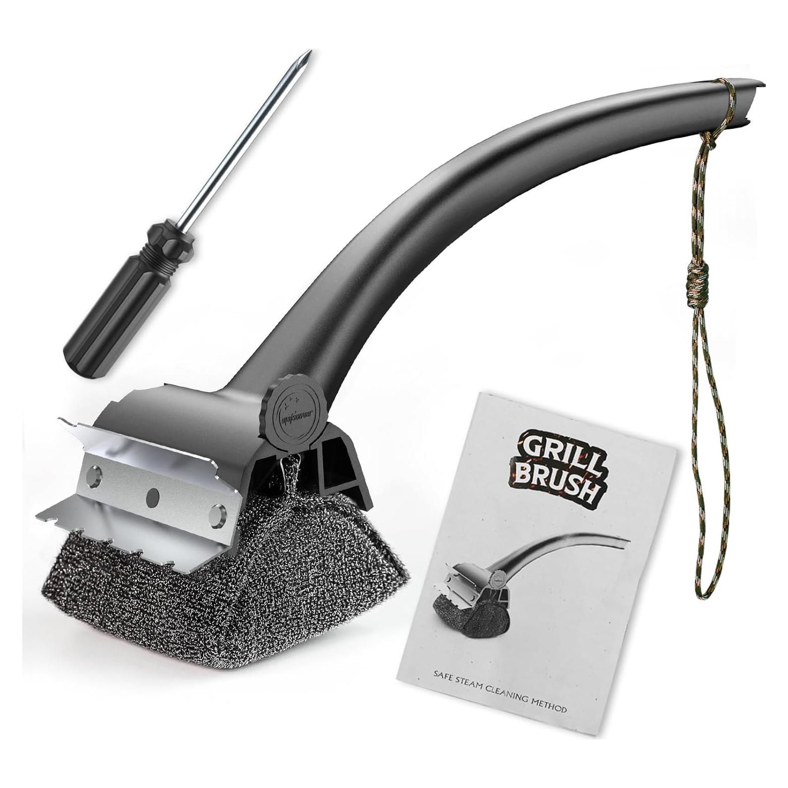 Cepillo Limpiador de Parrilla Matscover Sin Cerda 42.4 cm