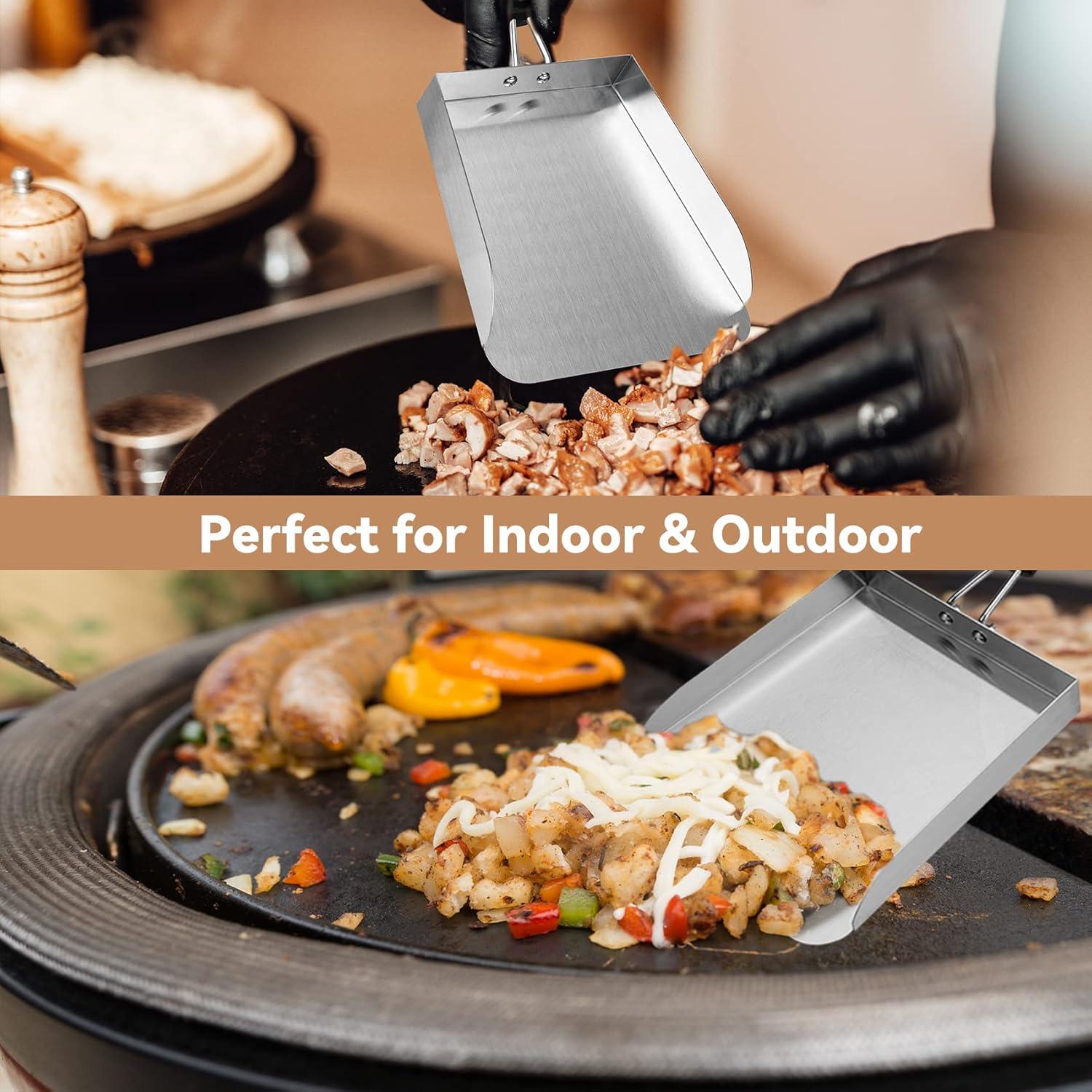 Espátula de Acero Inoxidable Stanbroil 34.8 cm para Griddle