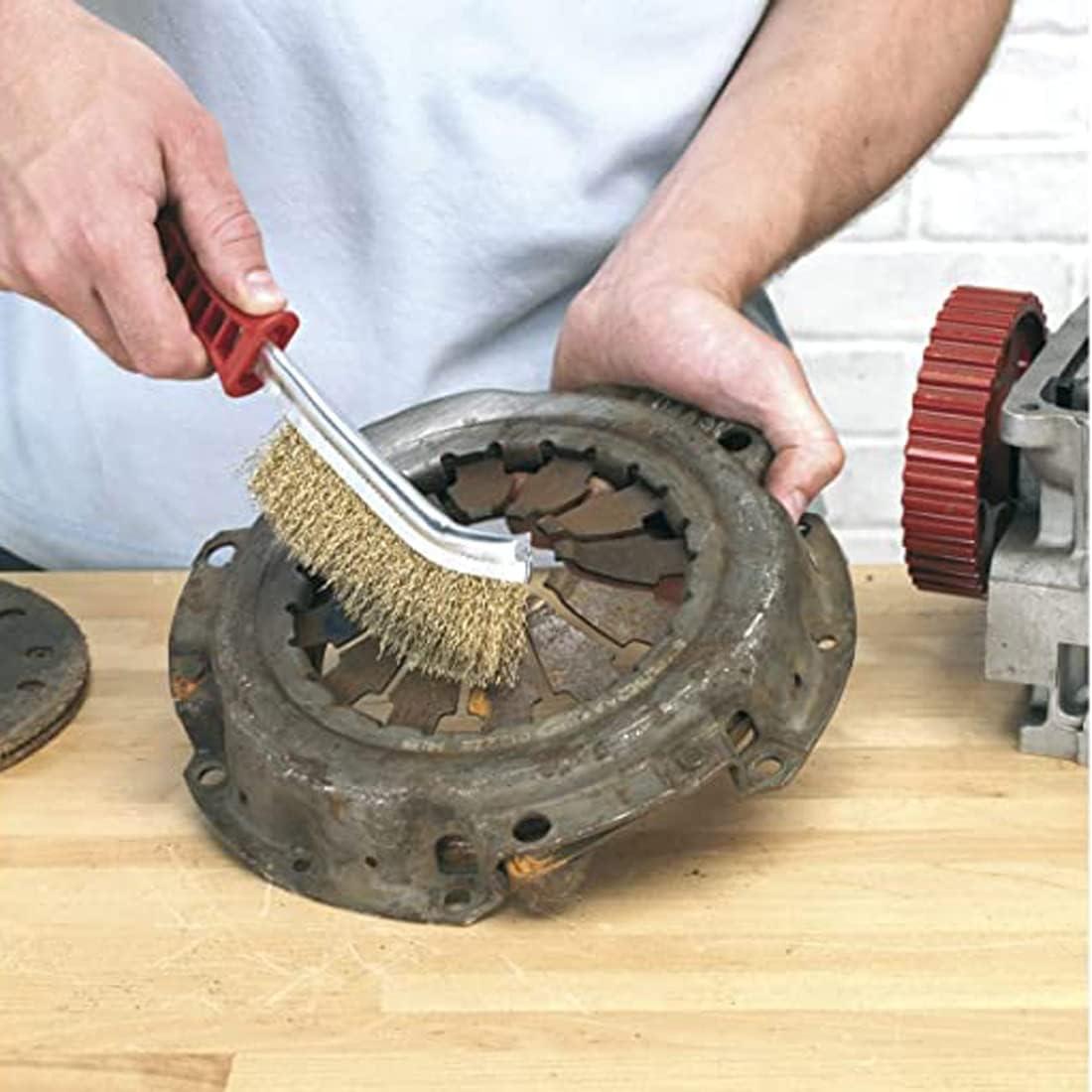 Cepillo de limpieza de parrilla PaWuKi acero inoxidable 245mm