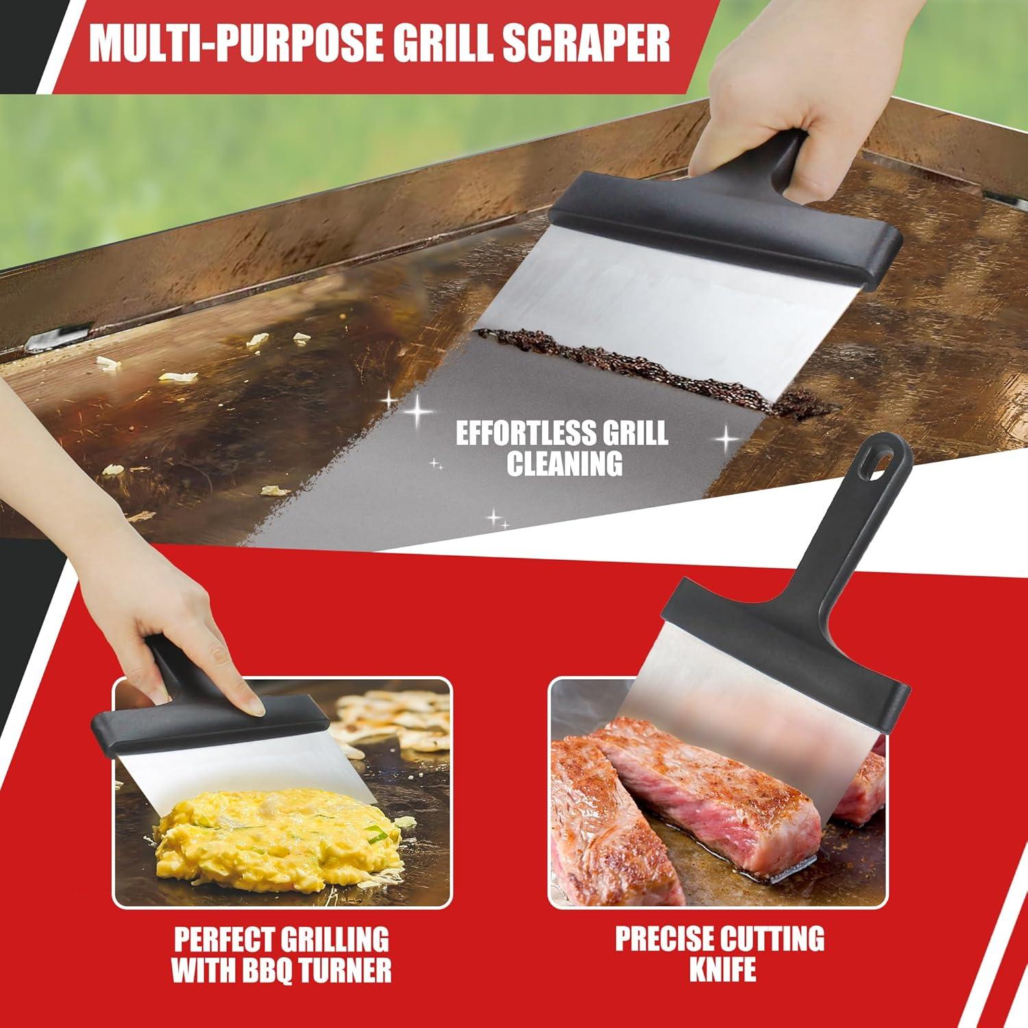 Kit de Limpieza de Plancha Qetumst 18 Piezas para Parrilla