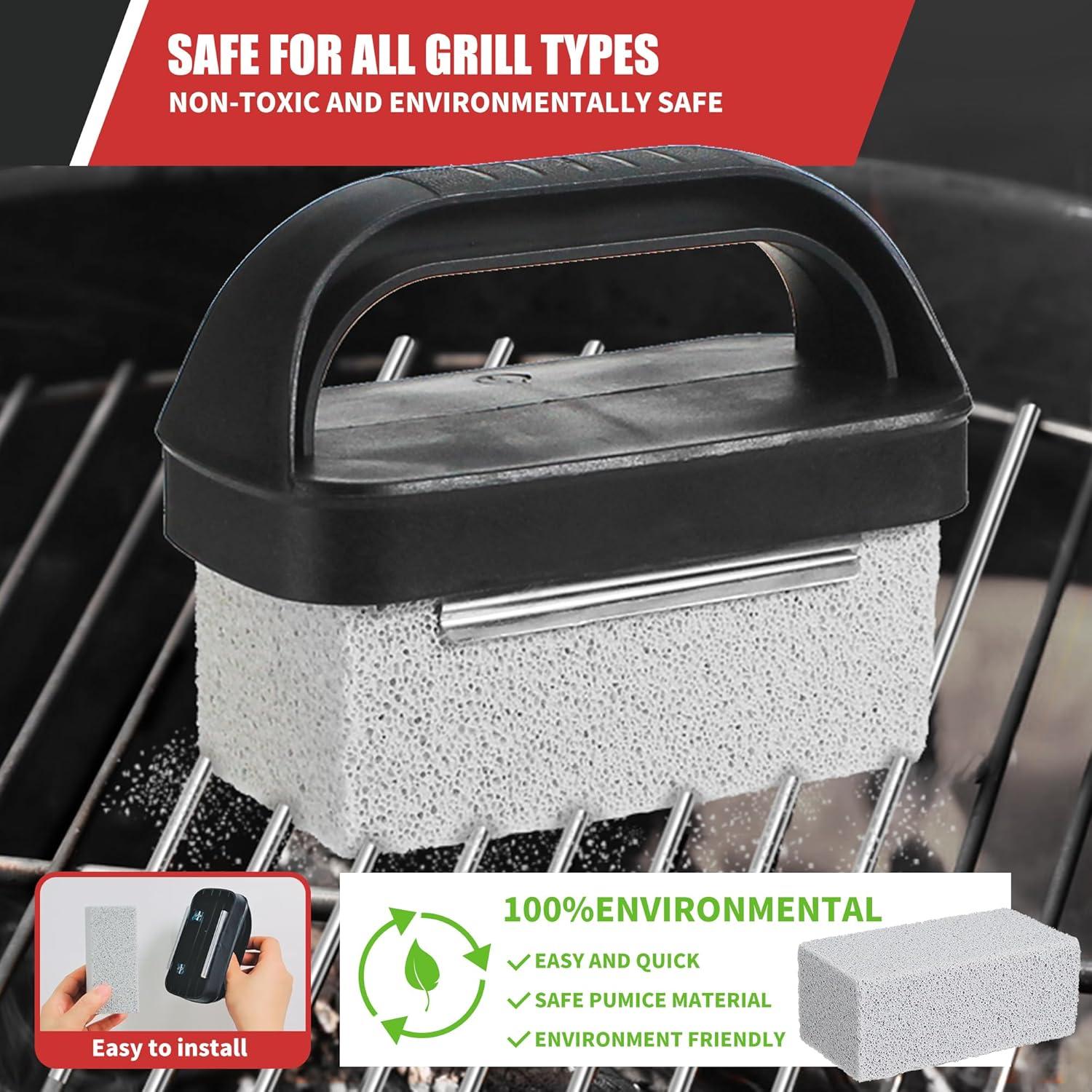 Kit de Limpieza de Plancha Qetumst 18 Piezas para Parrilla