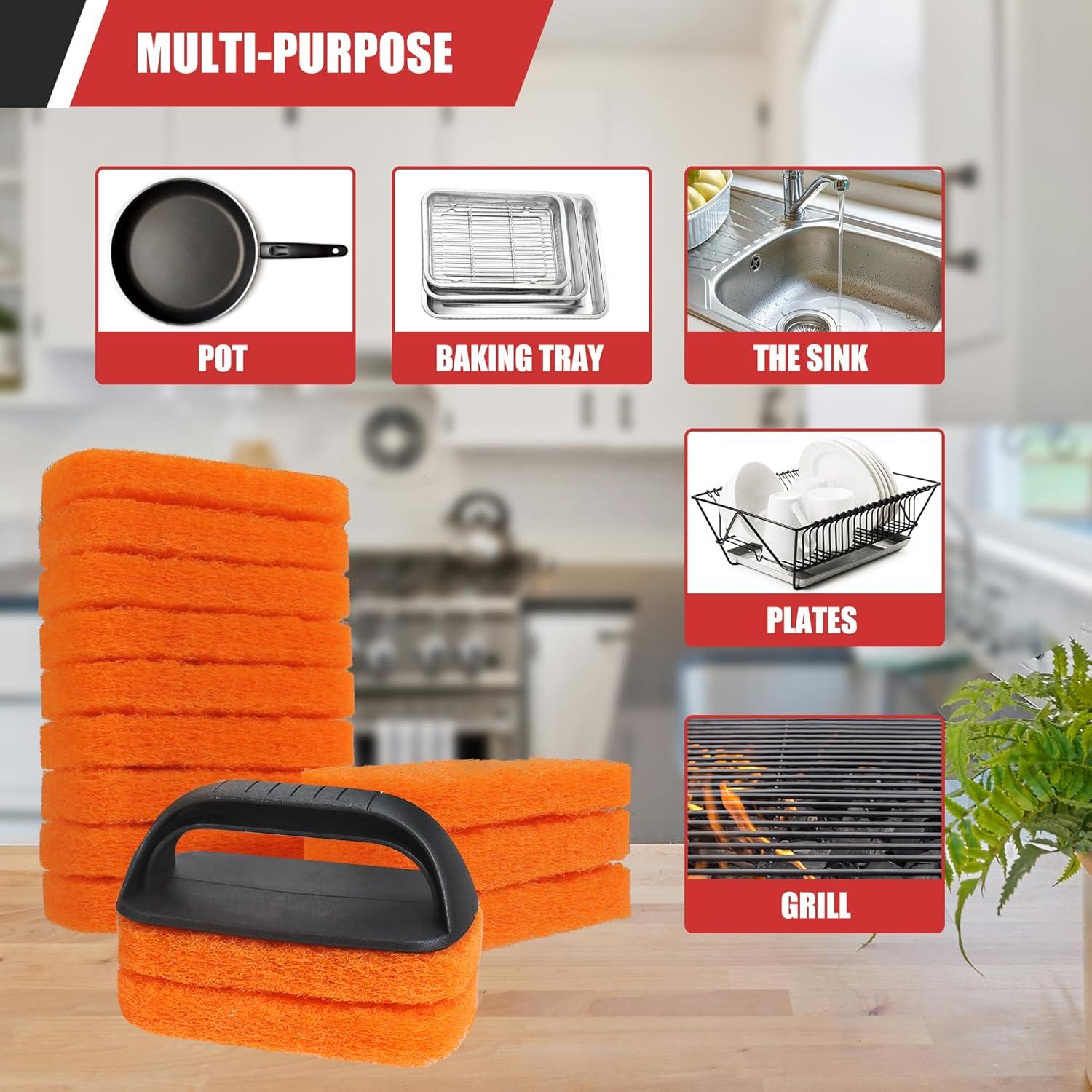 Kit de Limpieza de Plancha Qetumst 18 Piezas para Parrilla