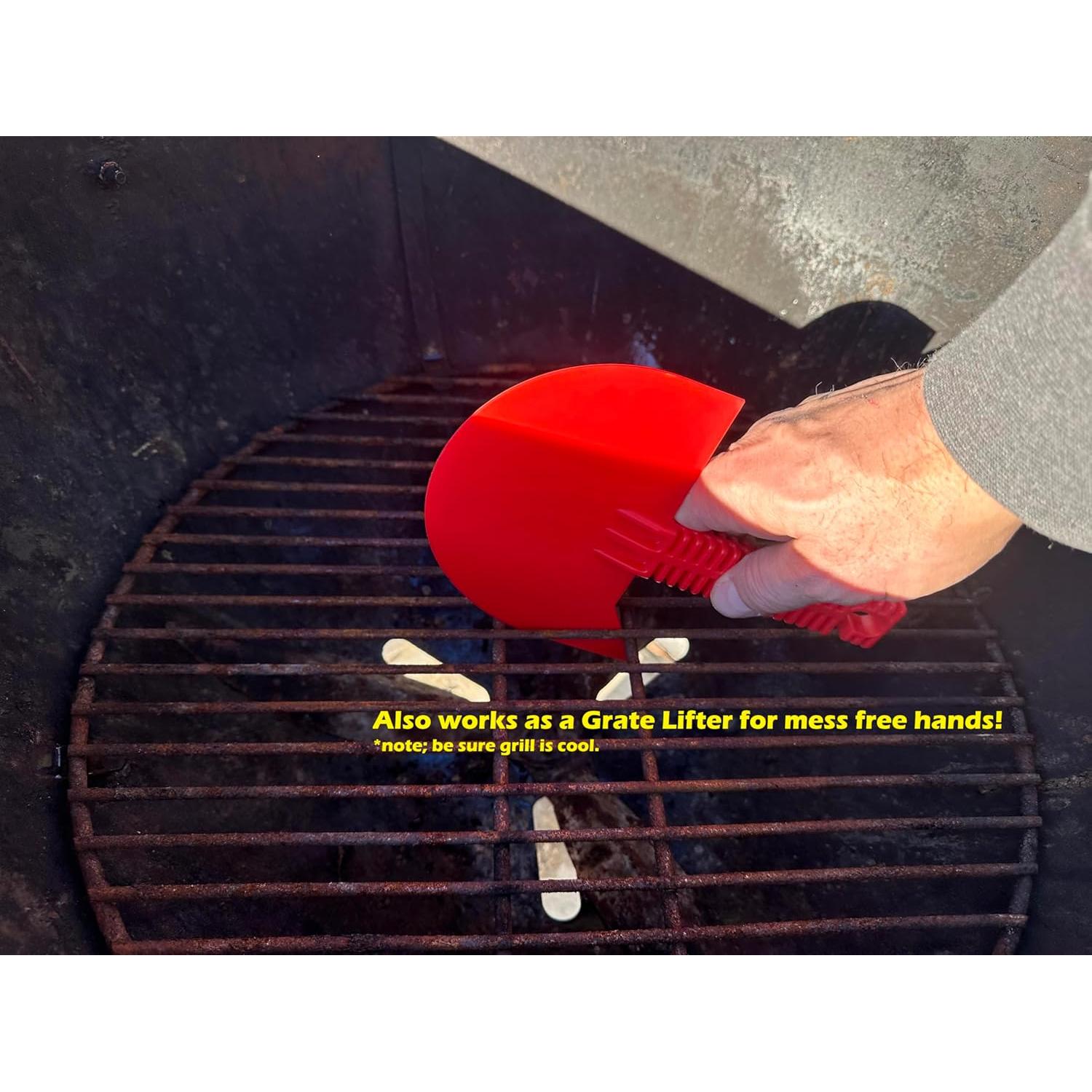 Raspador de Parrilla LavaLock Smok-n-Scrape Rojo 23.5x15.2cm