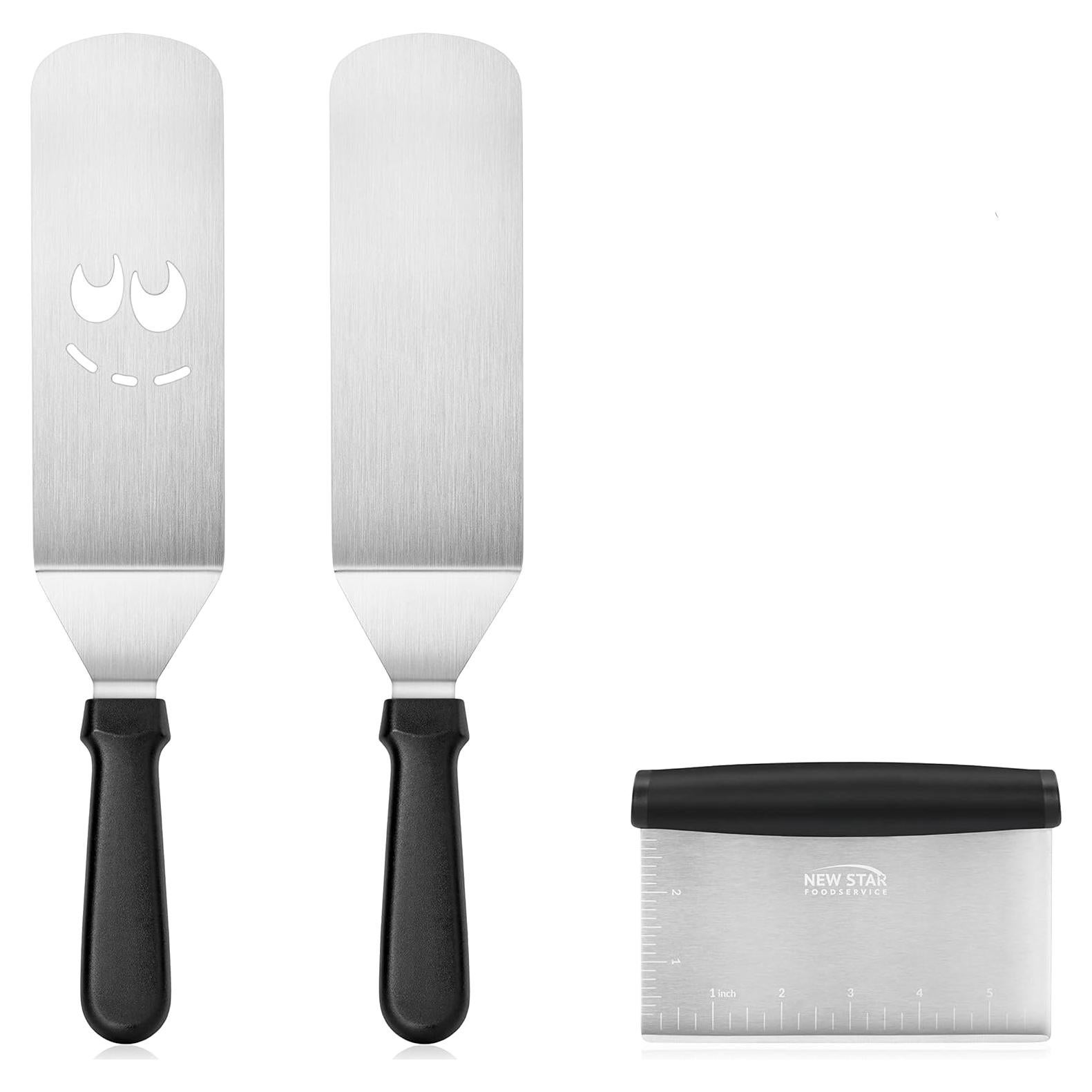 Juego de Espátulas de Acero Inoxidable Nuevo Star 3 Piezas