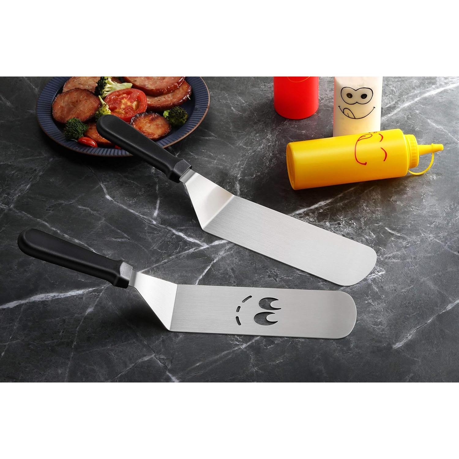 Juego de Espátulas de Acero Inoxidable Nuevo Star 3 Piezas