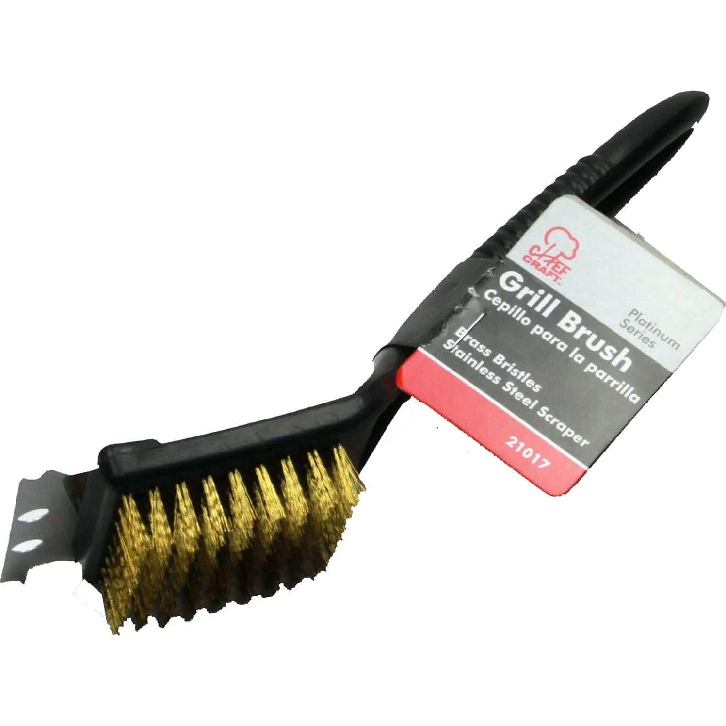 Cepillo de Parrilla Corto Chef Craft 23 cm Mango Plástico Negro