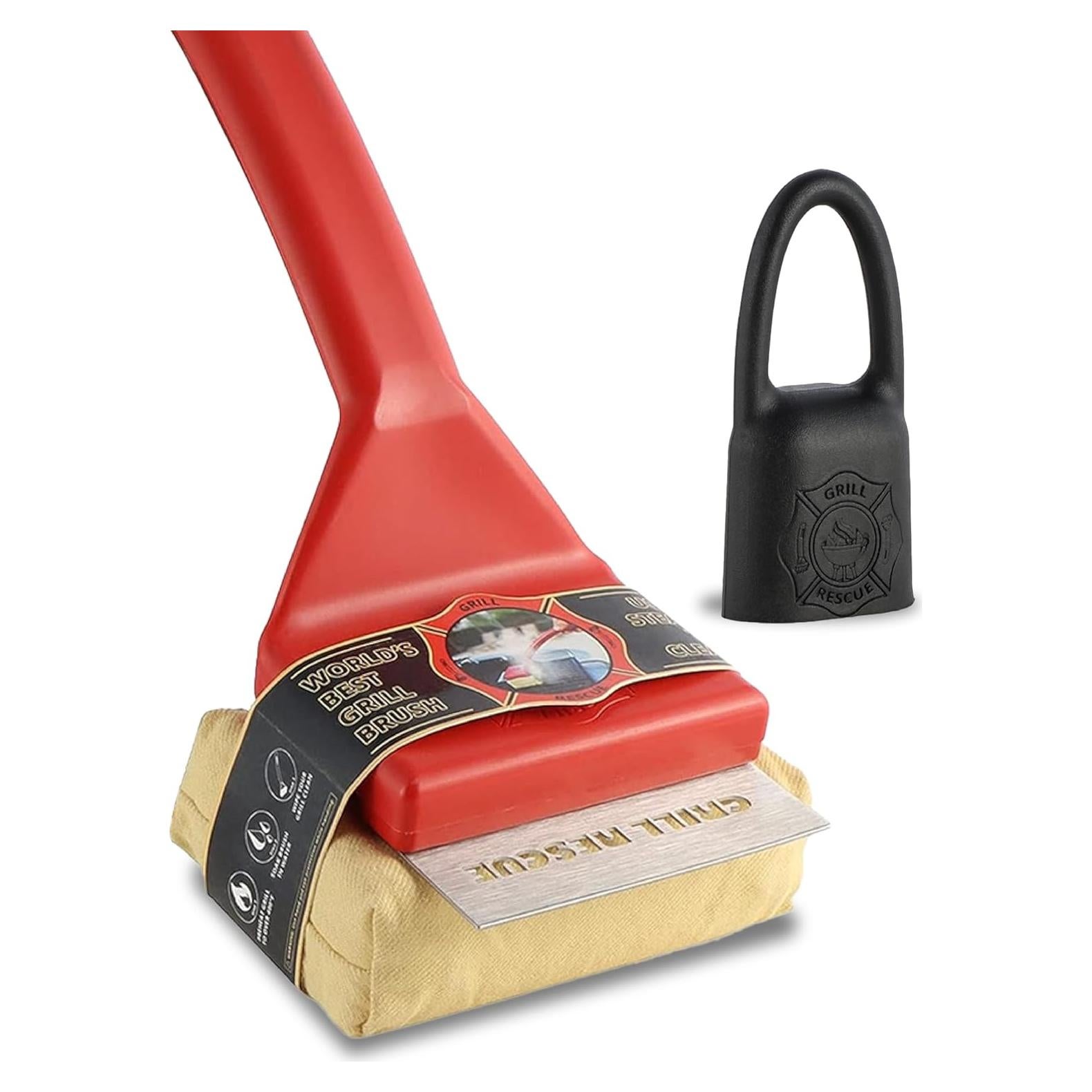 Cepillo de Parrilla Sin Cerda Grill Rescue - Limpieza Segura 40.6 cm